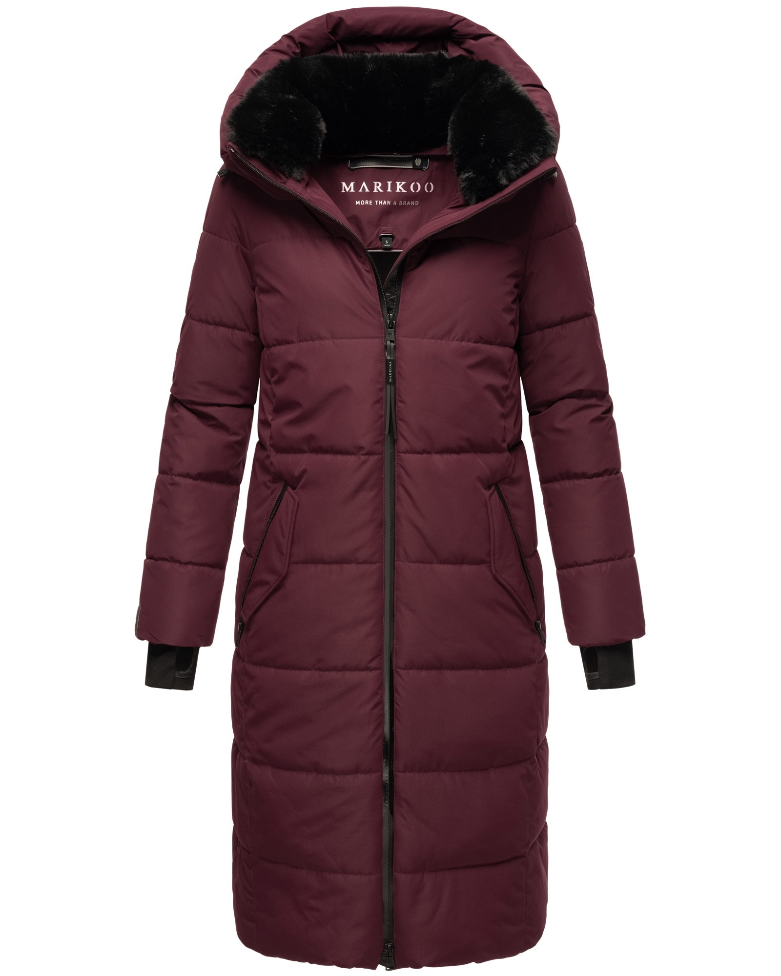 Marikoo Steppjacke »Marikoo Zuraraa lange Damen Winter Steppjacke B989«