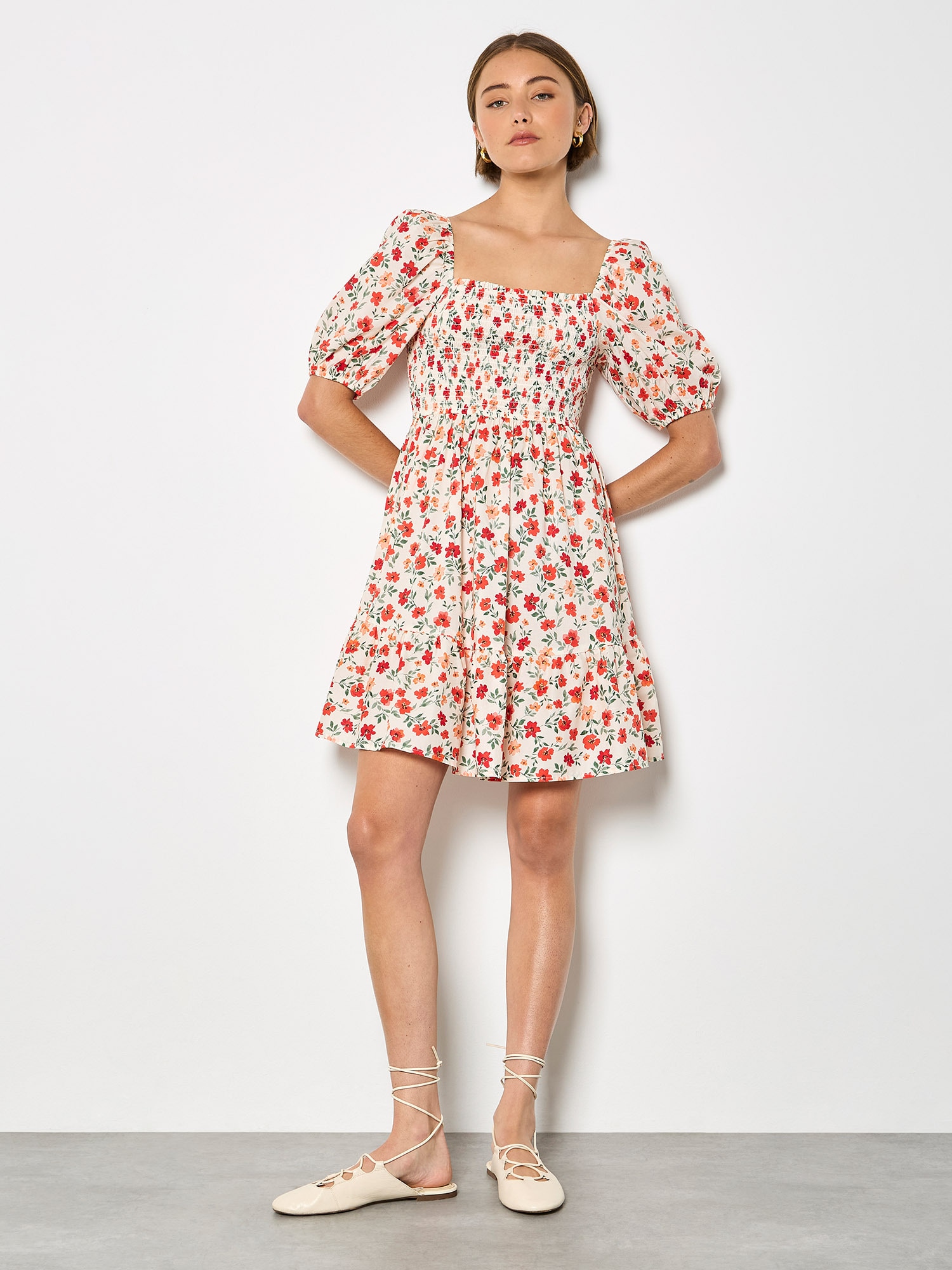Apricot Minikleid »Minikleid« mit elastischem Bund