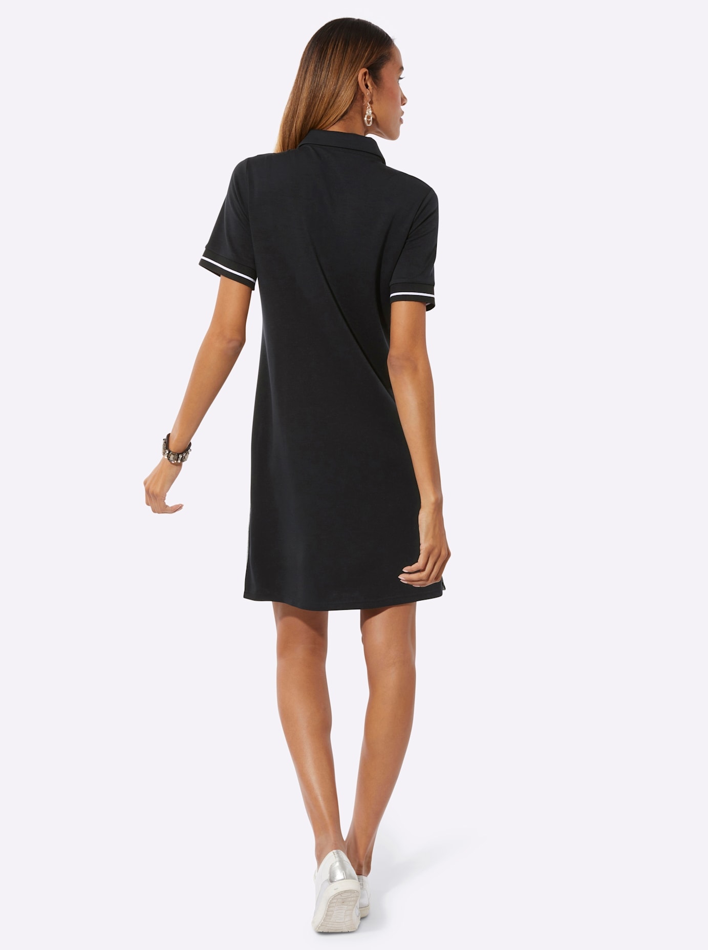 creation L Shirtkleid »Modal-Mix-Polokleid«