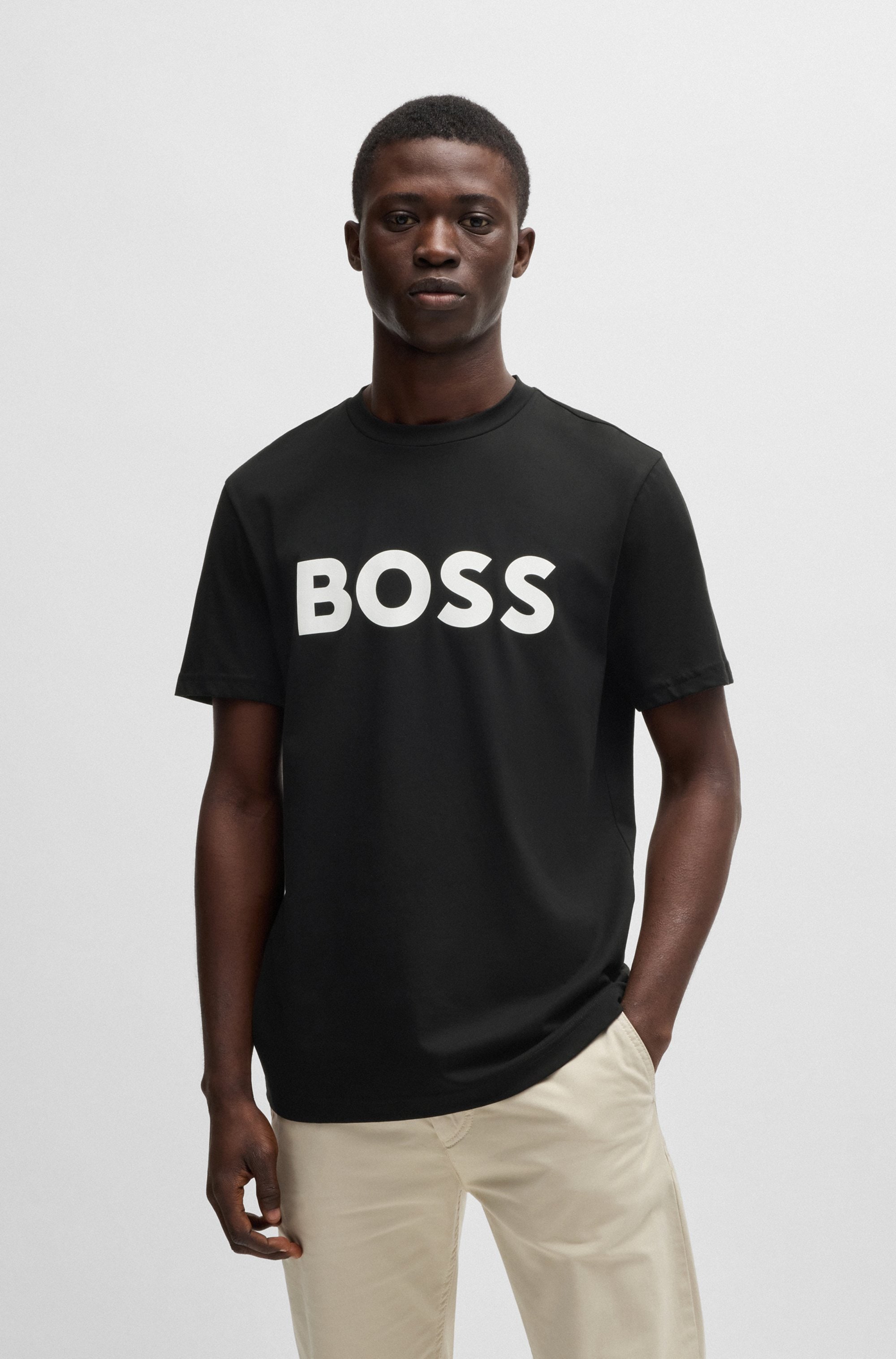 BOSS ORANGE T-Shirt »Thinking 1«, (1 tlg.), mit Logodruck