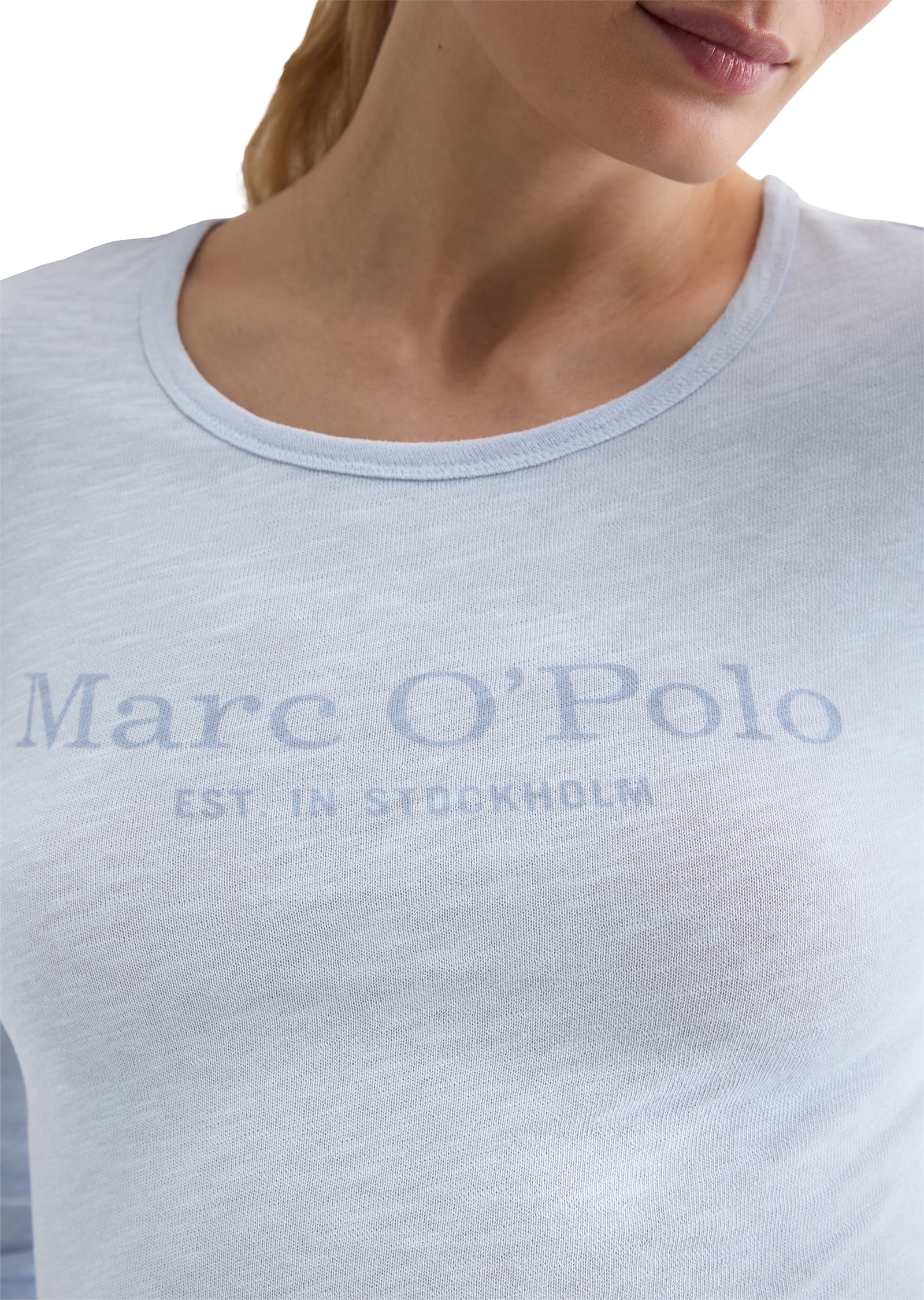 Marc O'Polo Longsleeve »regular fit aus Slub Jersey«