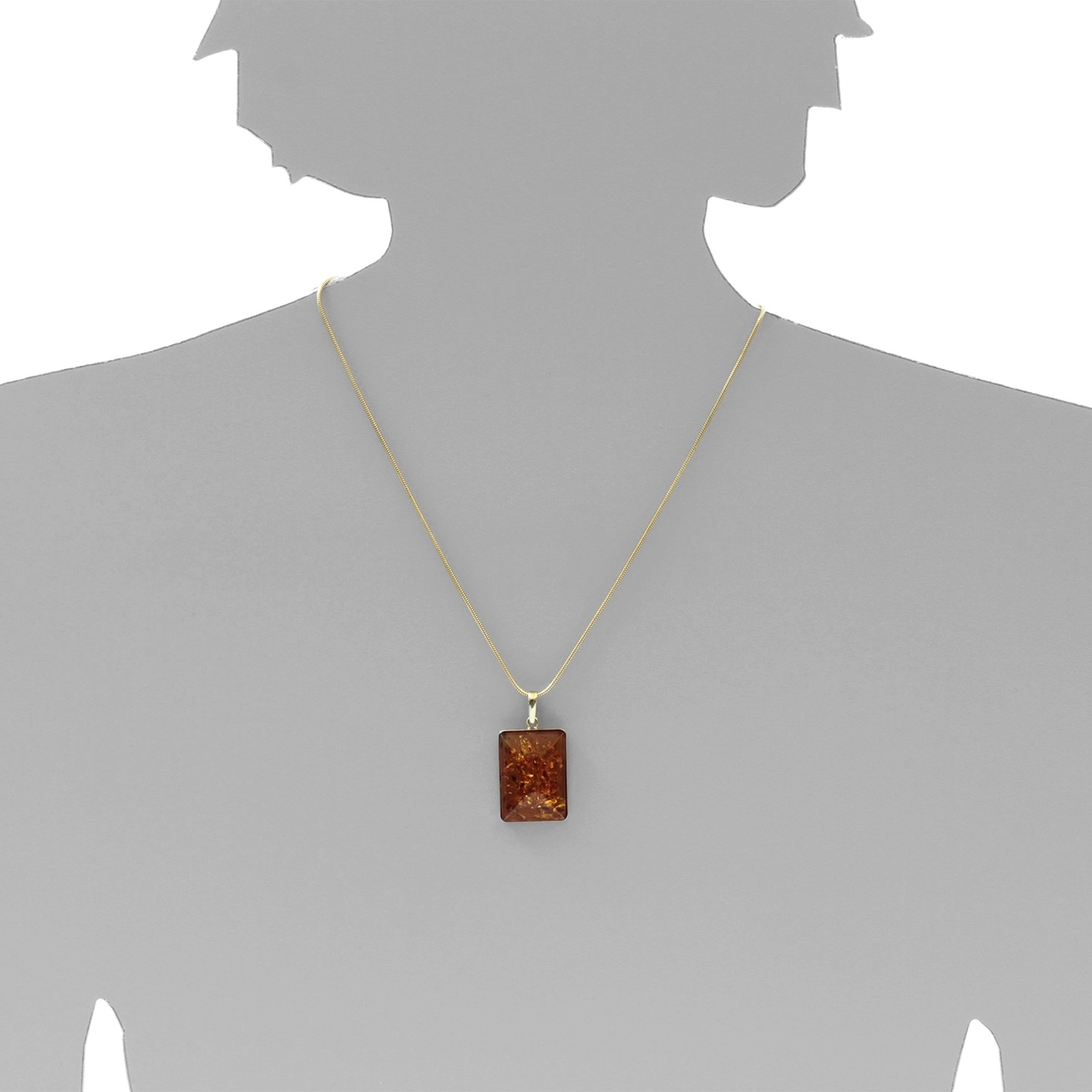 OSTSEE-SCHMUCK Kette mit Anhänger »Ostsee-Schmuck Kette mit Anhänger Classic 27x19«