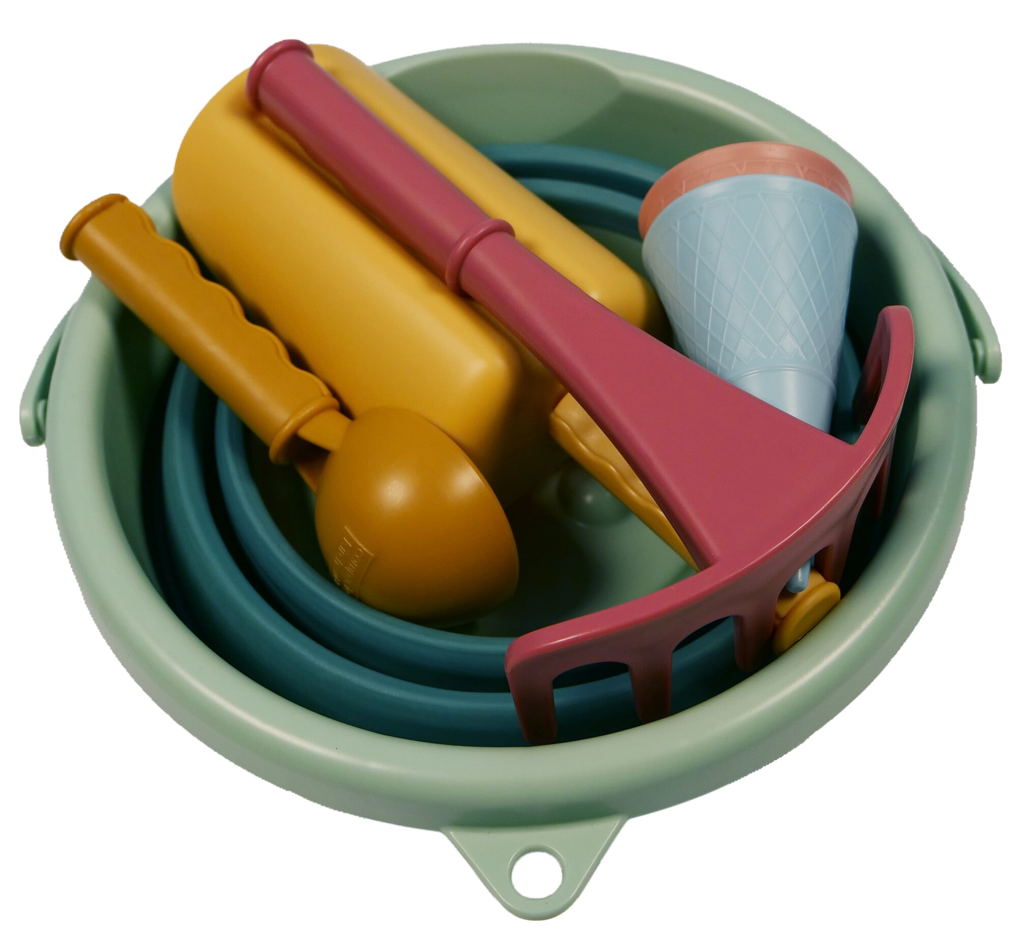 Schildkröt Sandform-Set »Schildkröt 7in1 Sand Toys Falteimer Set green« 100% recyclebar