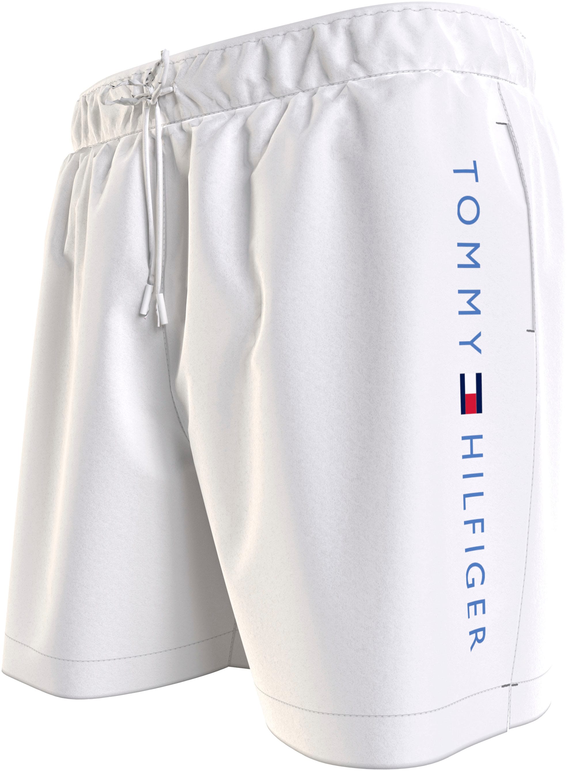 Tommy Hilfiger Swimwear Badeshorts »MEDIUM der DRAWSTRING«, an OTTO Logoschriftzug mit bei Hüfte