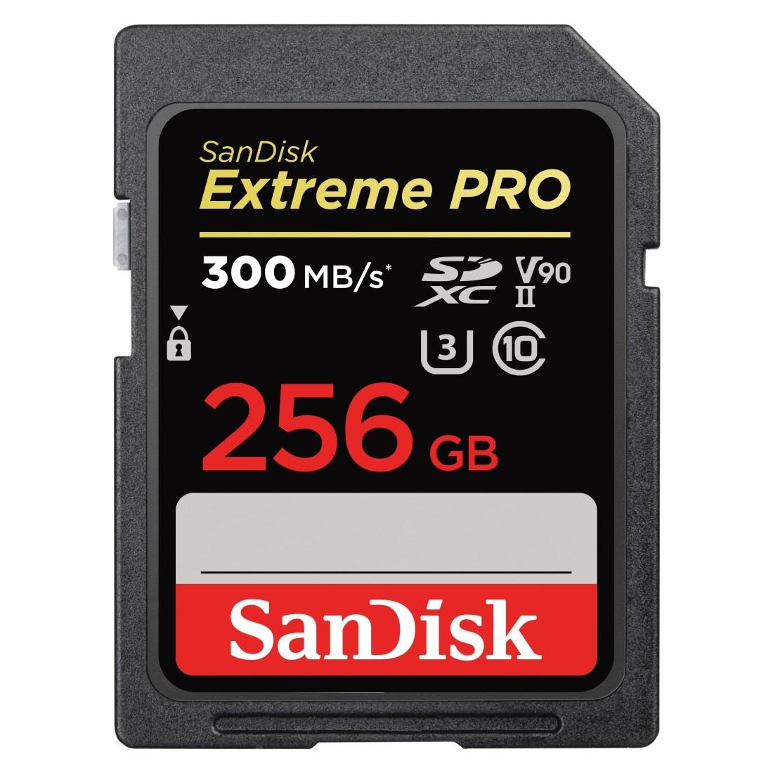 Sandisk Speicherkarte »SDXC Extreme PRO«, (UHS-I Class 10 300 MB/s Lesegeschwindigkeit)