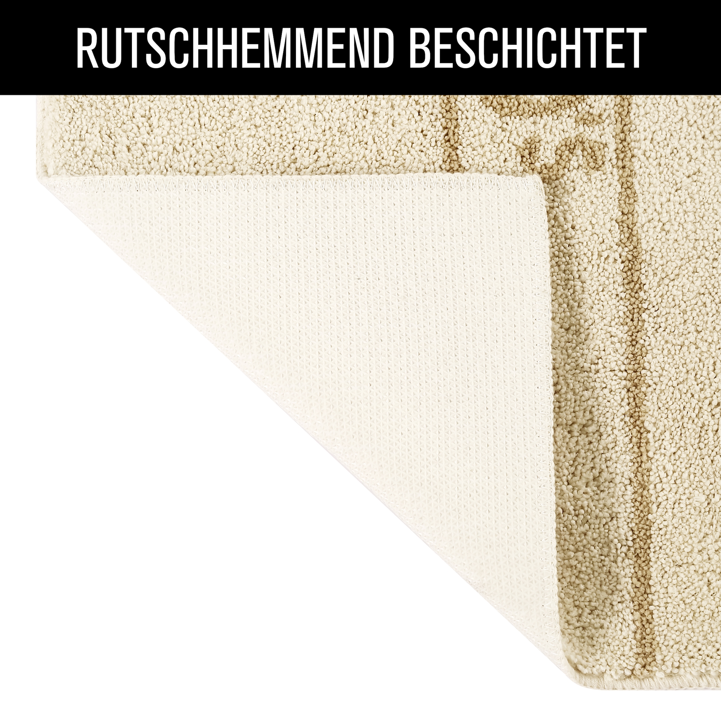 s.Oliver Badematte »Allie, Badvorleger, Badezimmer Teppich, Duschvorleger« Höhe 10 mm rutschhemmend beschichtet schnell trocknend | strapazierfähig Badteppich, weiche Haptik, unifarben mit s.Oliver Schriftzug