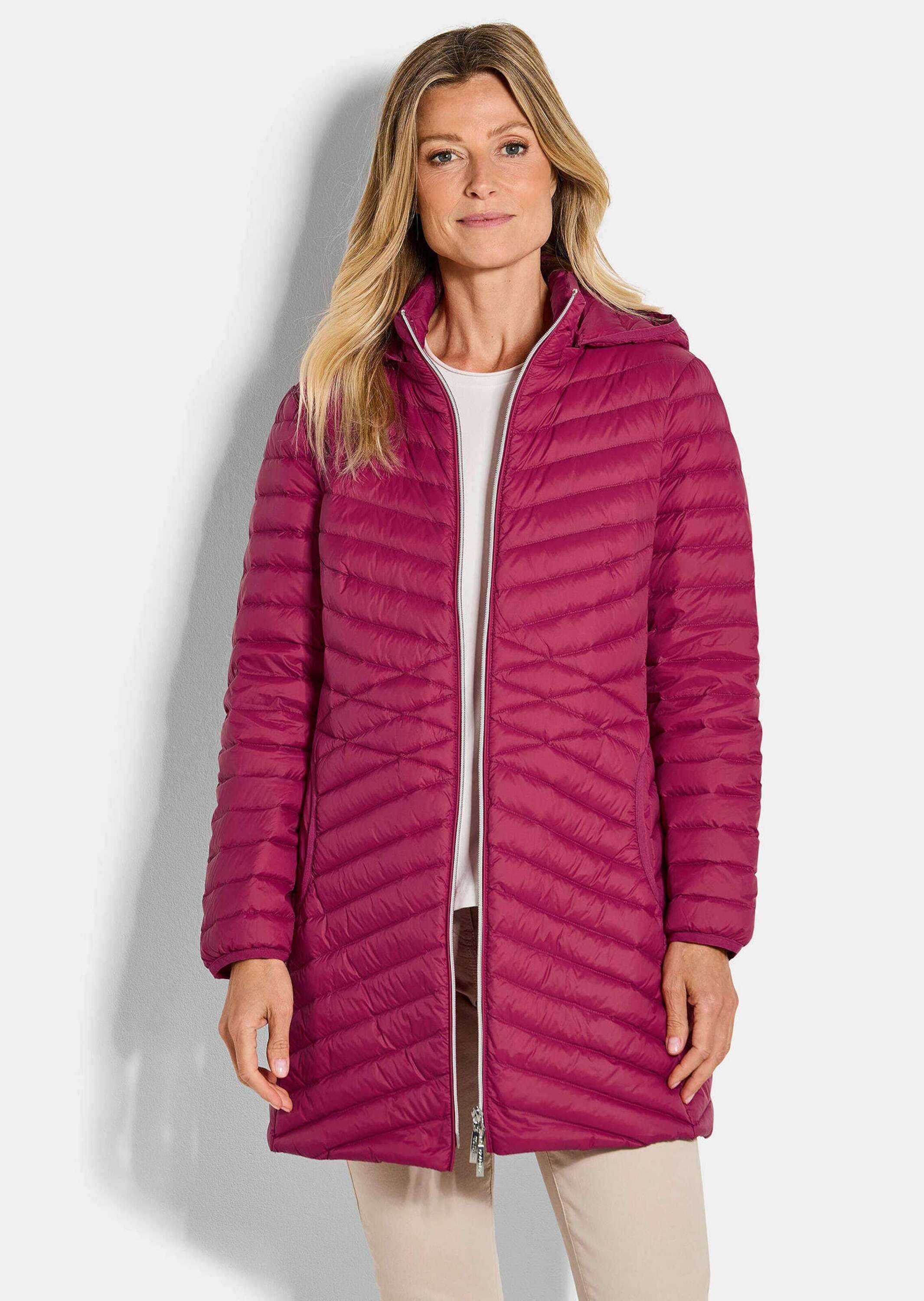GOLDNER Winterjacke »Kurzgröße Daunenmantel mit femininer Steppung«