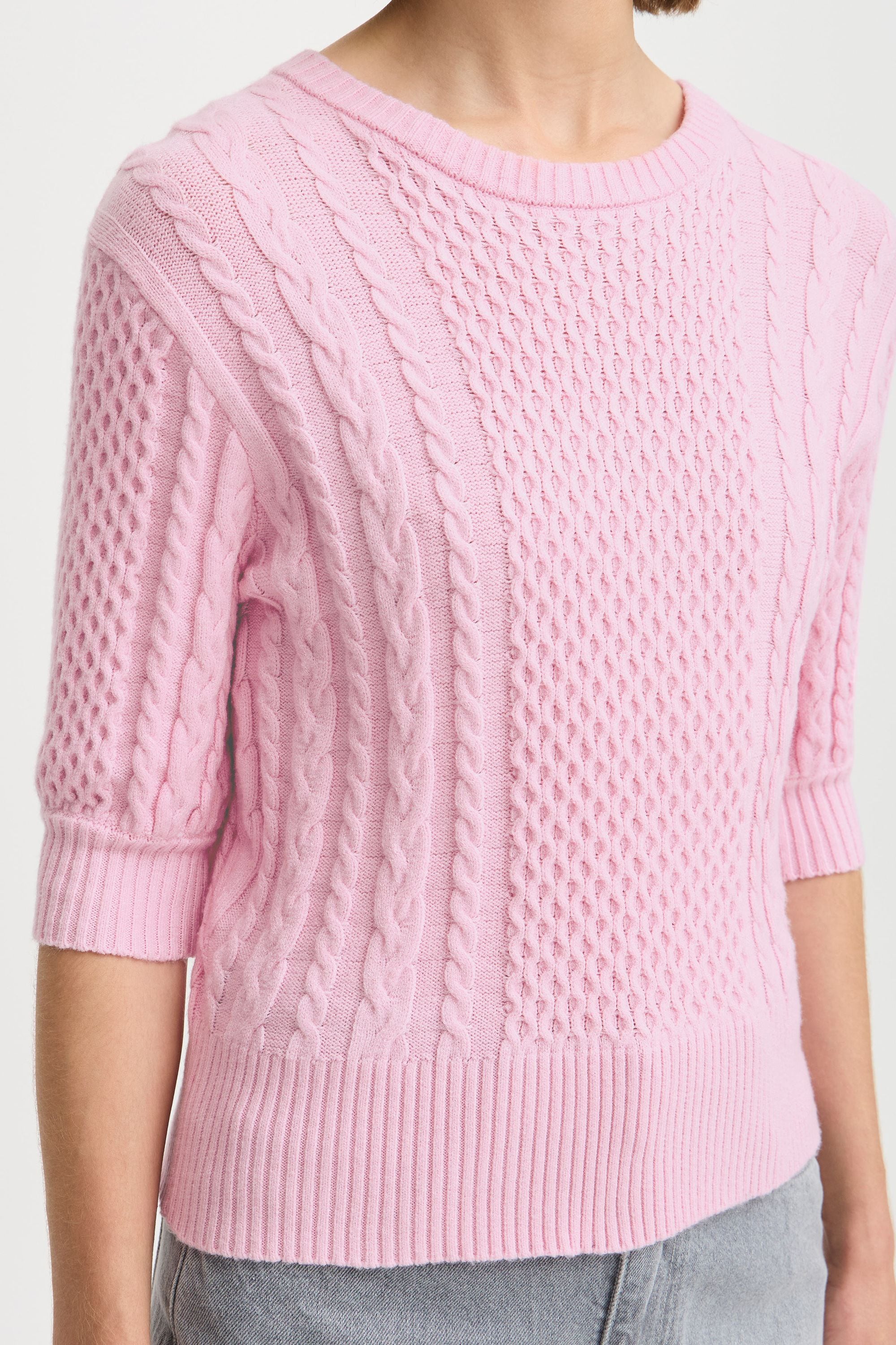 b.young Strickfleece-Pullover »Strickpullover BYNIBE SS JUMPER -«