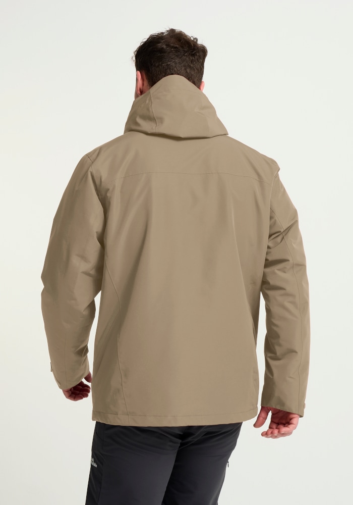 Jack Wolfskin 3-in-1-Funktionsjacke »STONELITE 3IN1 JKT M« mit Kapuze mit Kapuze, wasserdicht, winddicht, atmungsaktiv, wärmende Ausführung