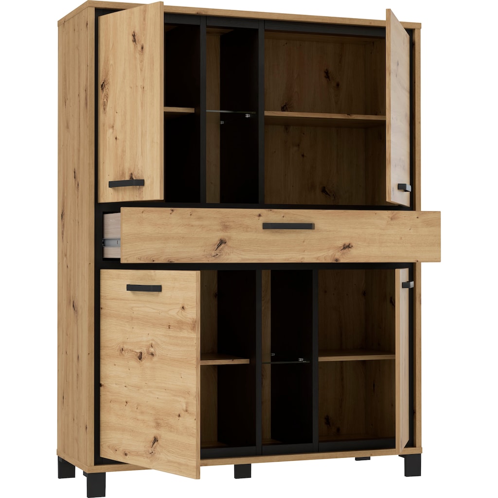 FORTE Highboard, Höhe 161 cm