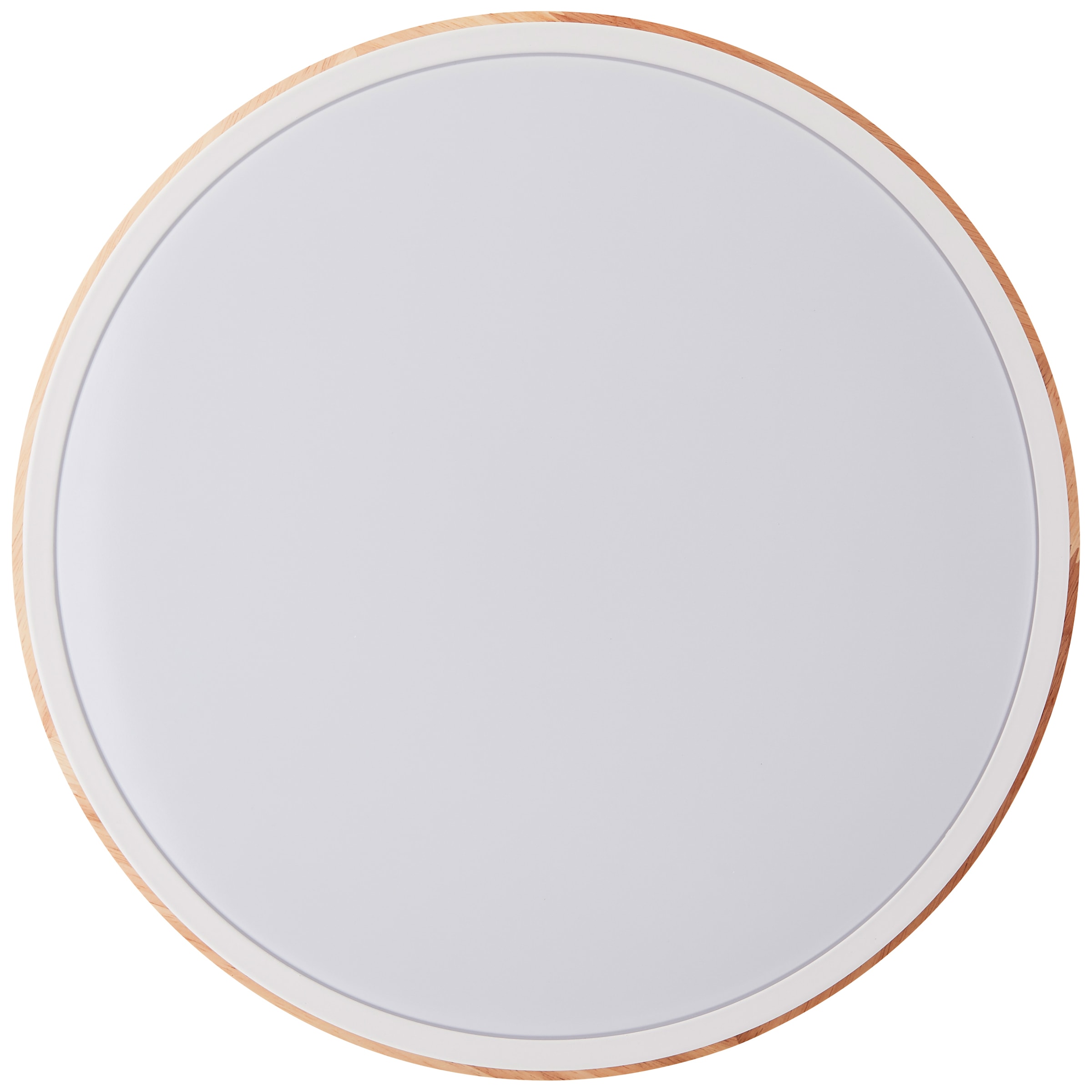 Brilliant LED Deckenleuchte »Baarlo«, Ø 35 cm, 2400 lm, 3000 K, 3-Stufen dimmbar, Holz/Metall