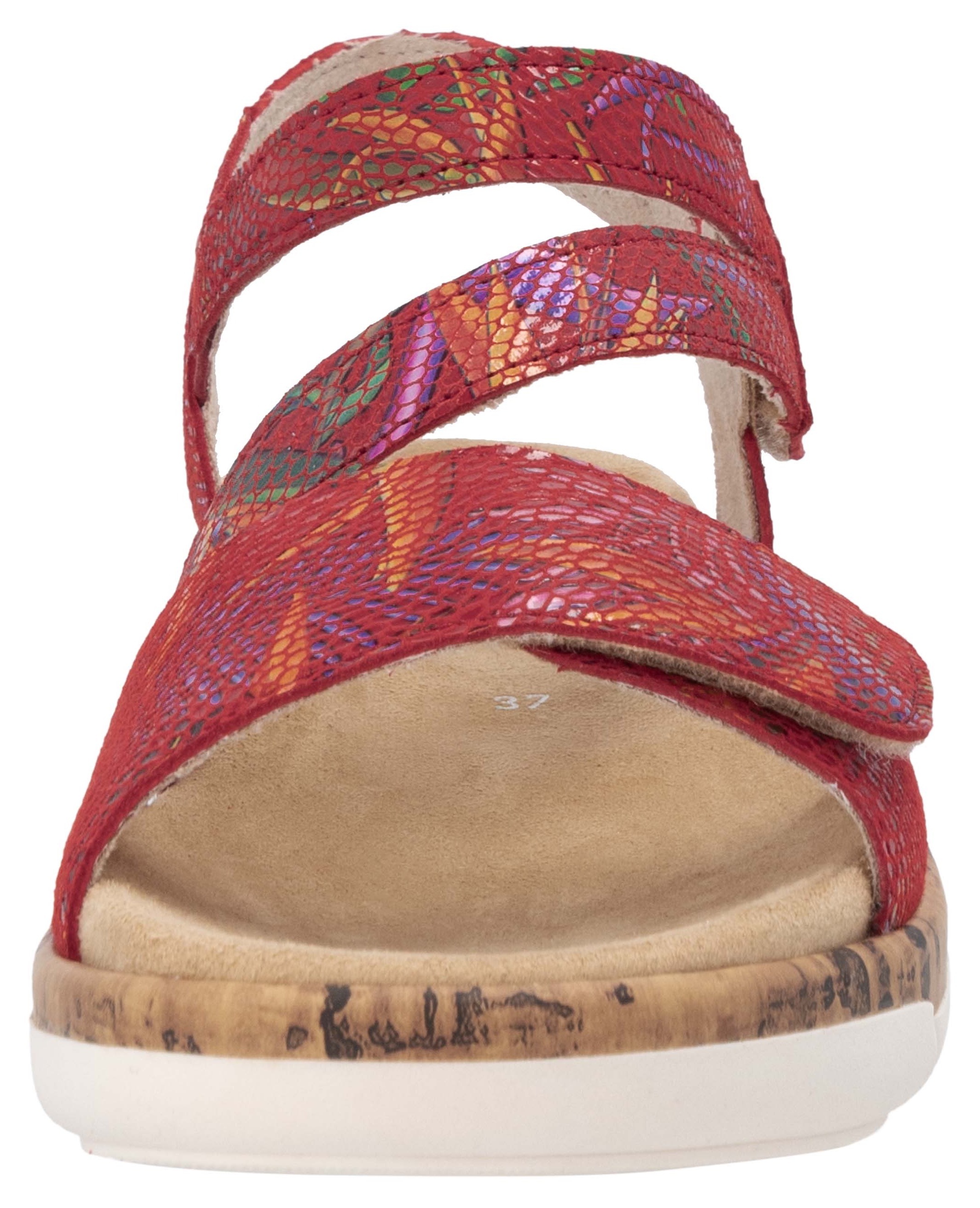 Remonte Keilsandalette, Sommerschuh, Klettschuh, Riemchensandale mit Softfußbett