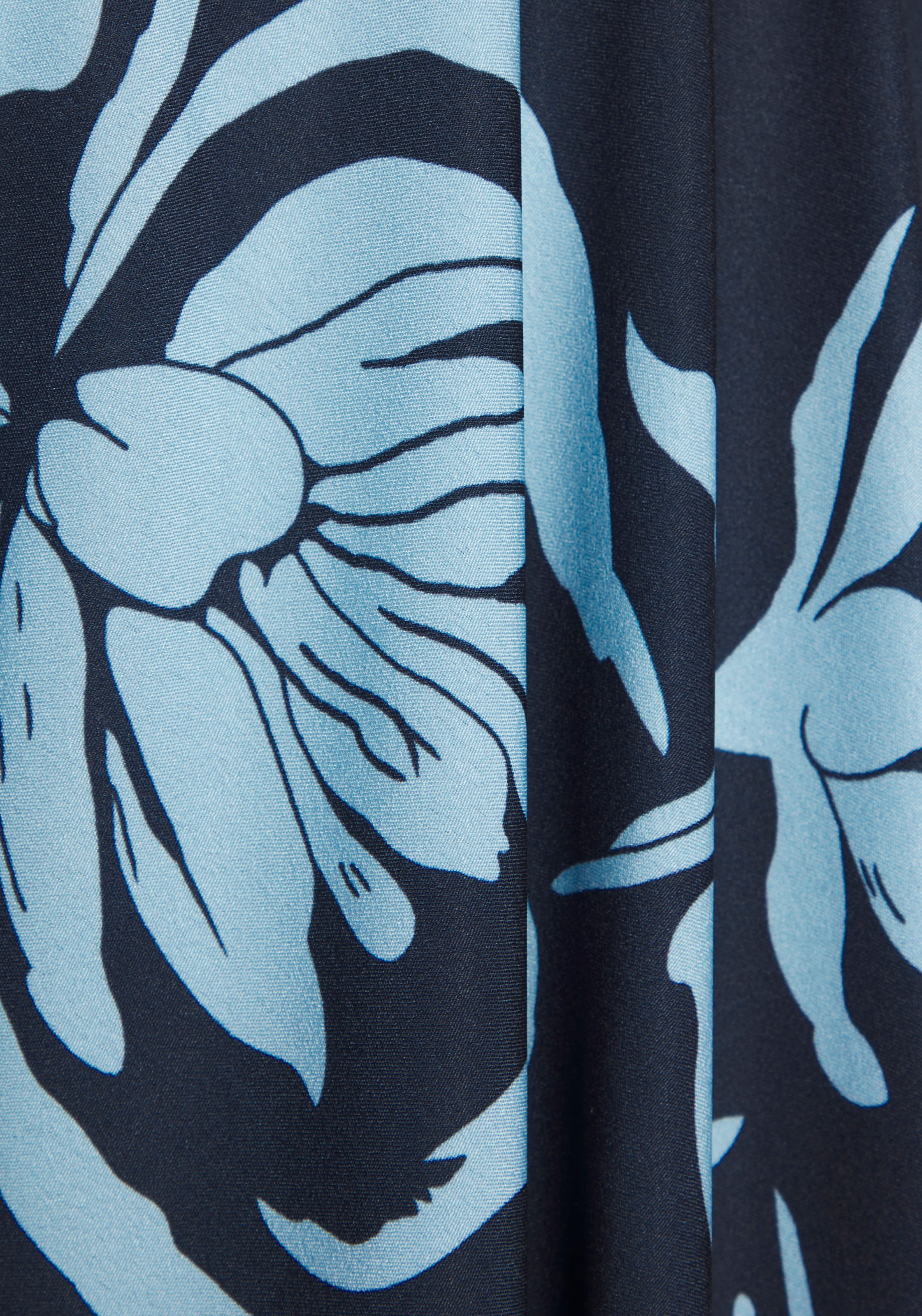 LASCANA Hosenrock mit Alloverdruck, Culotte, glatte bügelfreie Ware