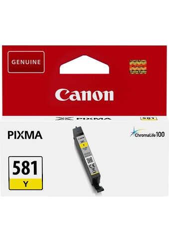 Canon Tintenpatrone »INK CLI-581 Y«, (Packung), original Druckerpatrone 581 gelb/yellow kaufen