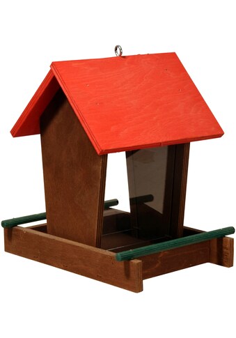 dobar Vogelhaus, mit Acrylglas-Futtersilo, zum Aufhängen kaufen