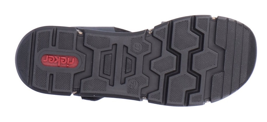 Rieker Riemchensandale, Sommerschuh, Sandalette, Keilabsatz, mit Klettverschlüssen