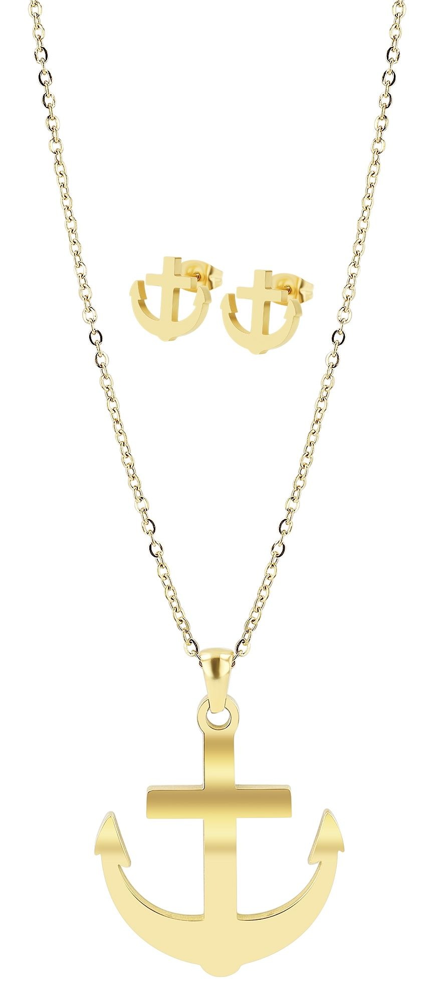 Adelia´s Gliederkette »Damen Halskette aus Edelstahl 45 cm«