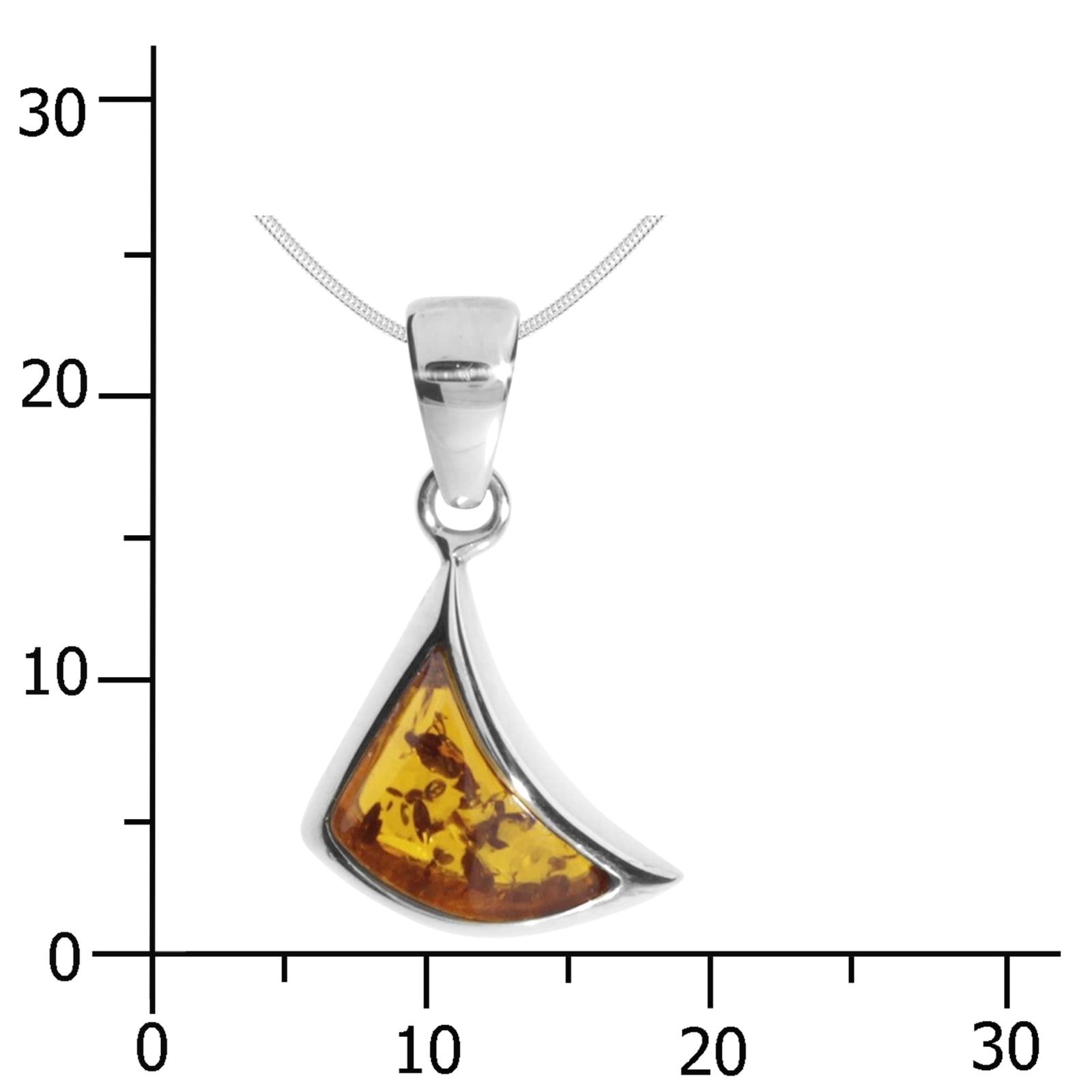 OSTSEE-SCHMUCK Kette mit Anhänger »- Alea - Silber 925/000 - Bernstein«