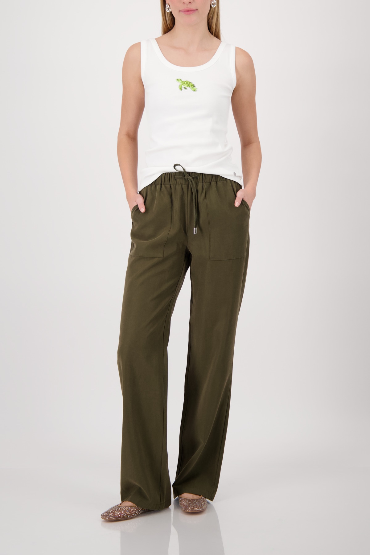 Monari Schlupfhose »Hose Schlupf«  Regular fit mit Taschen