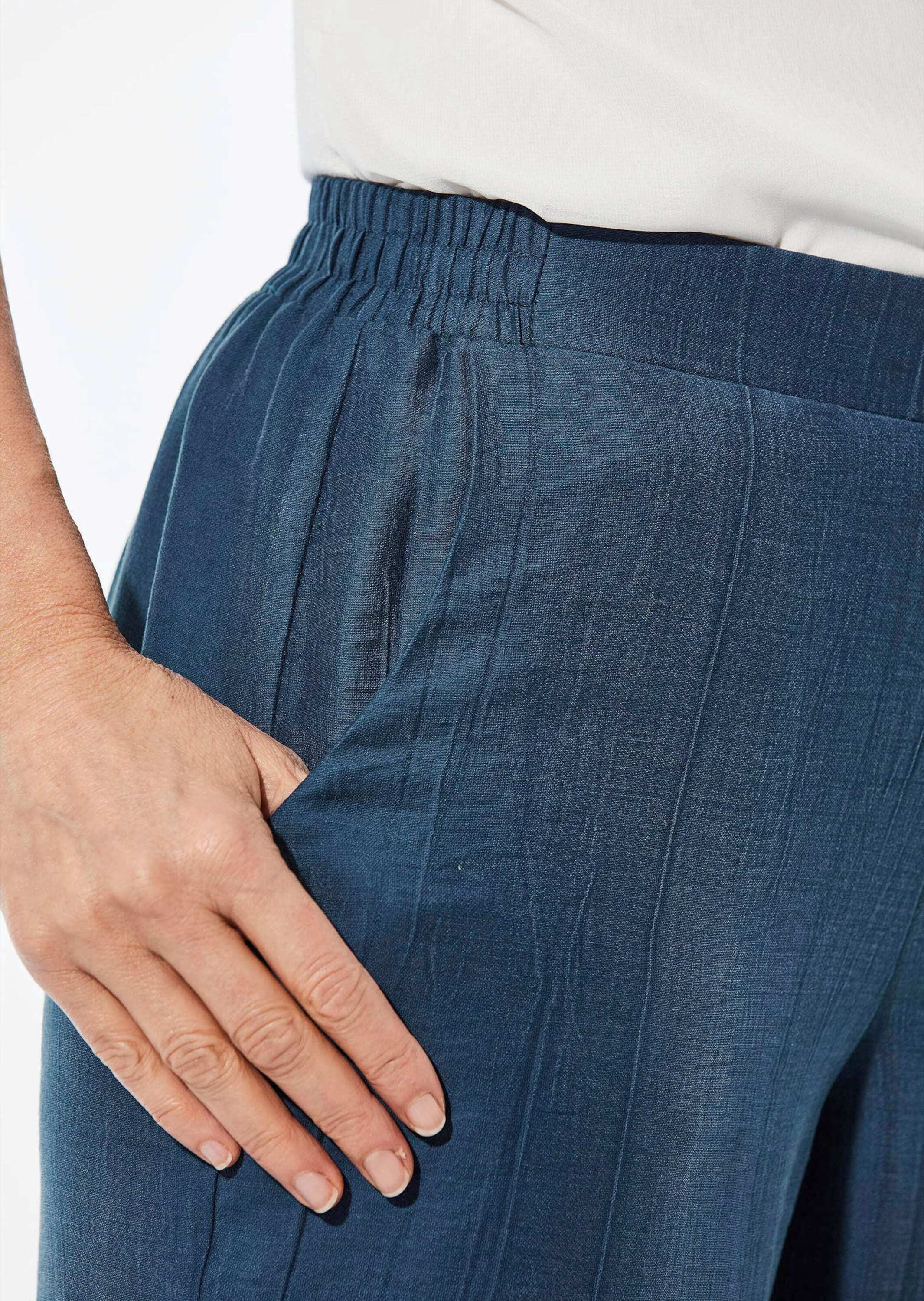 GOLDNER Schlupfhose »Kurzgröße Hose MARTHA mit Teil-Dehnbund«