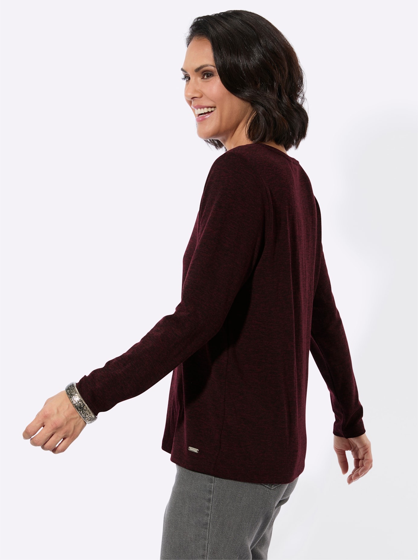 Casual Looks Langarmshirt »Rundhals-Shirt« 1