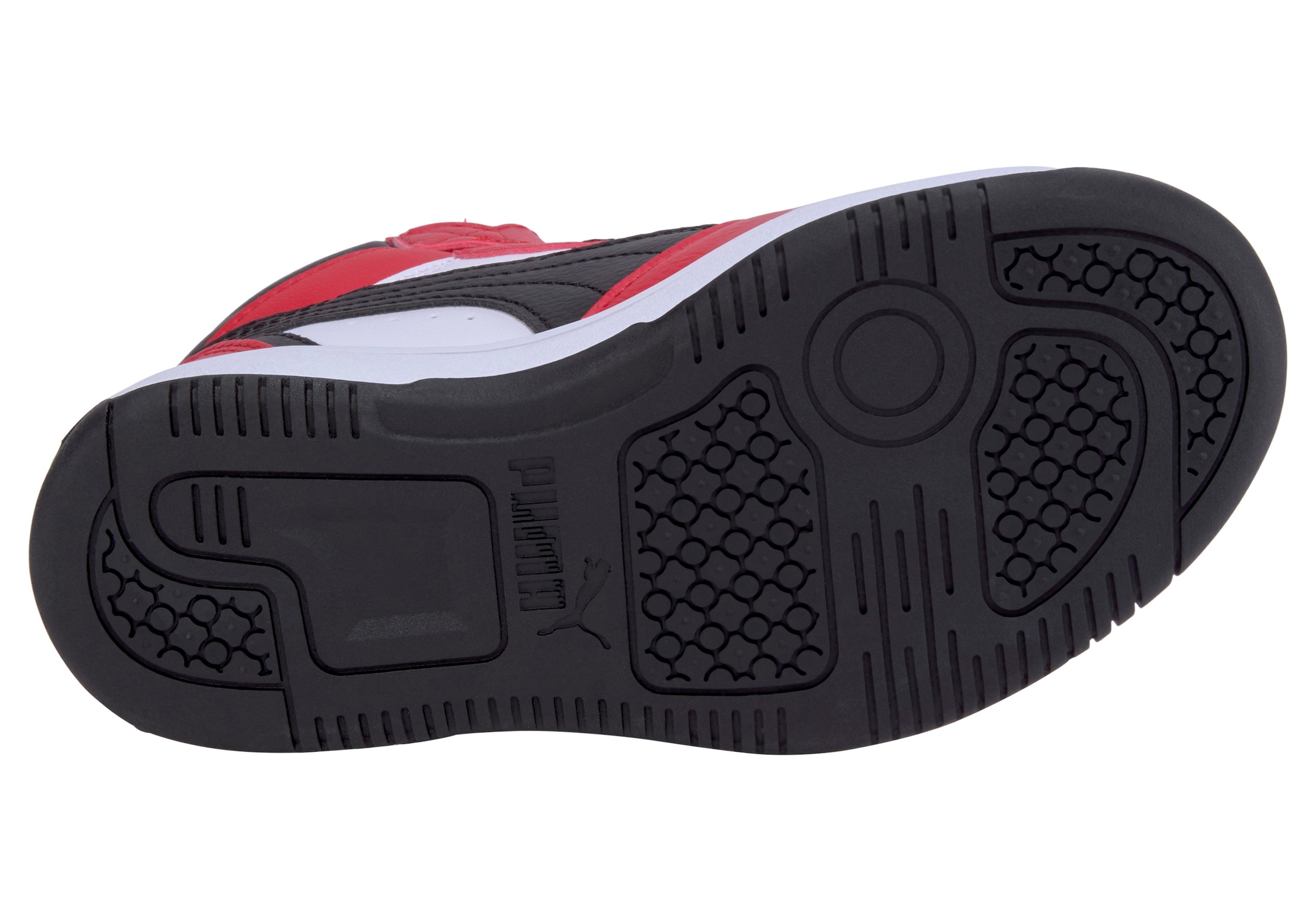 PUMA Sneaker »REBOUND V6 MID AC+ PS«  mit leicht profilierter Gummilaufsohle, mit Klettverschluss