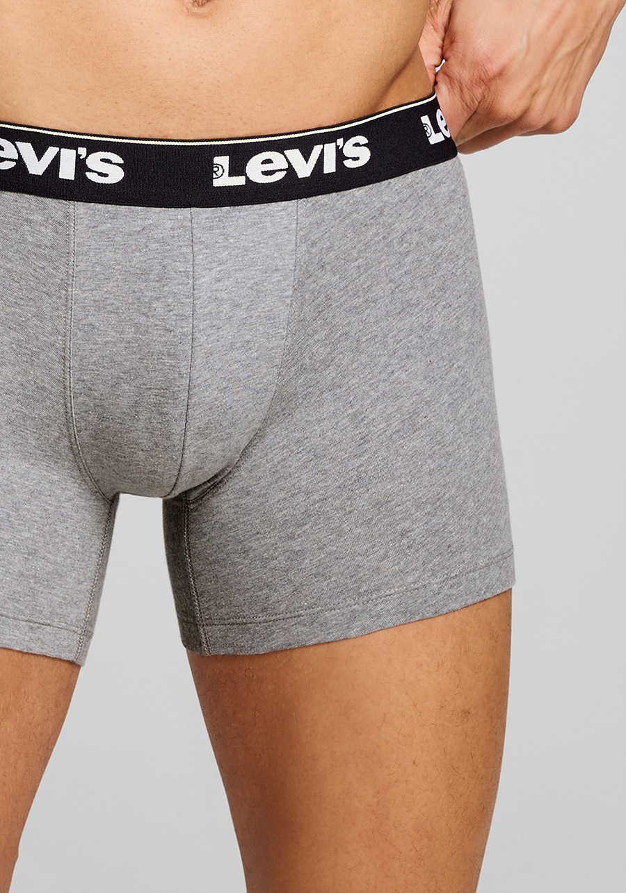 Levi's® Boxershorts »LEVIS MEN REPEAT LOGO BOXER BRIEF« 3er Pack, 