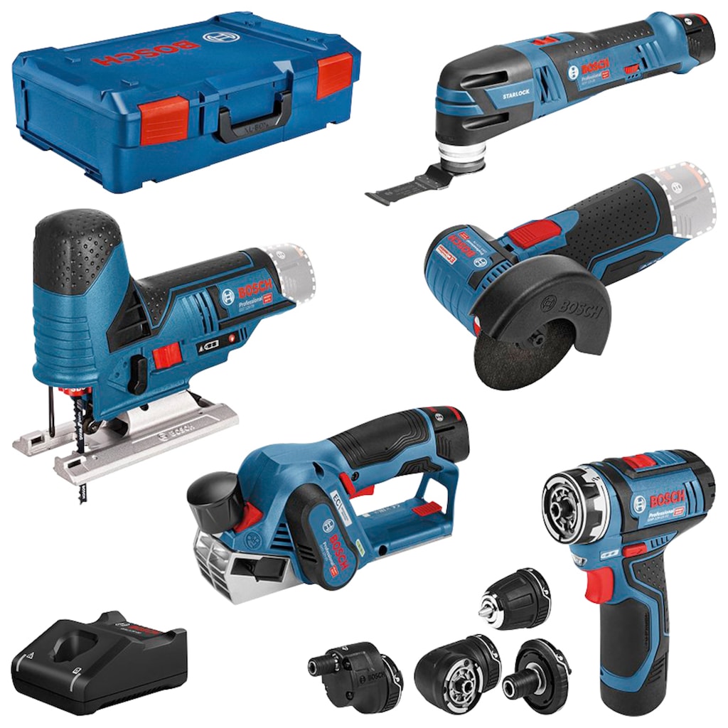 Bosch Professional Elektrowerkzeug-Set, (Kombi-Set)