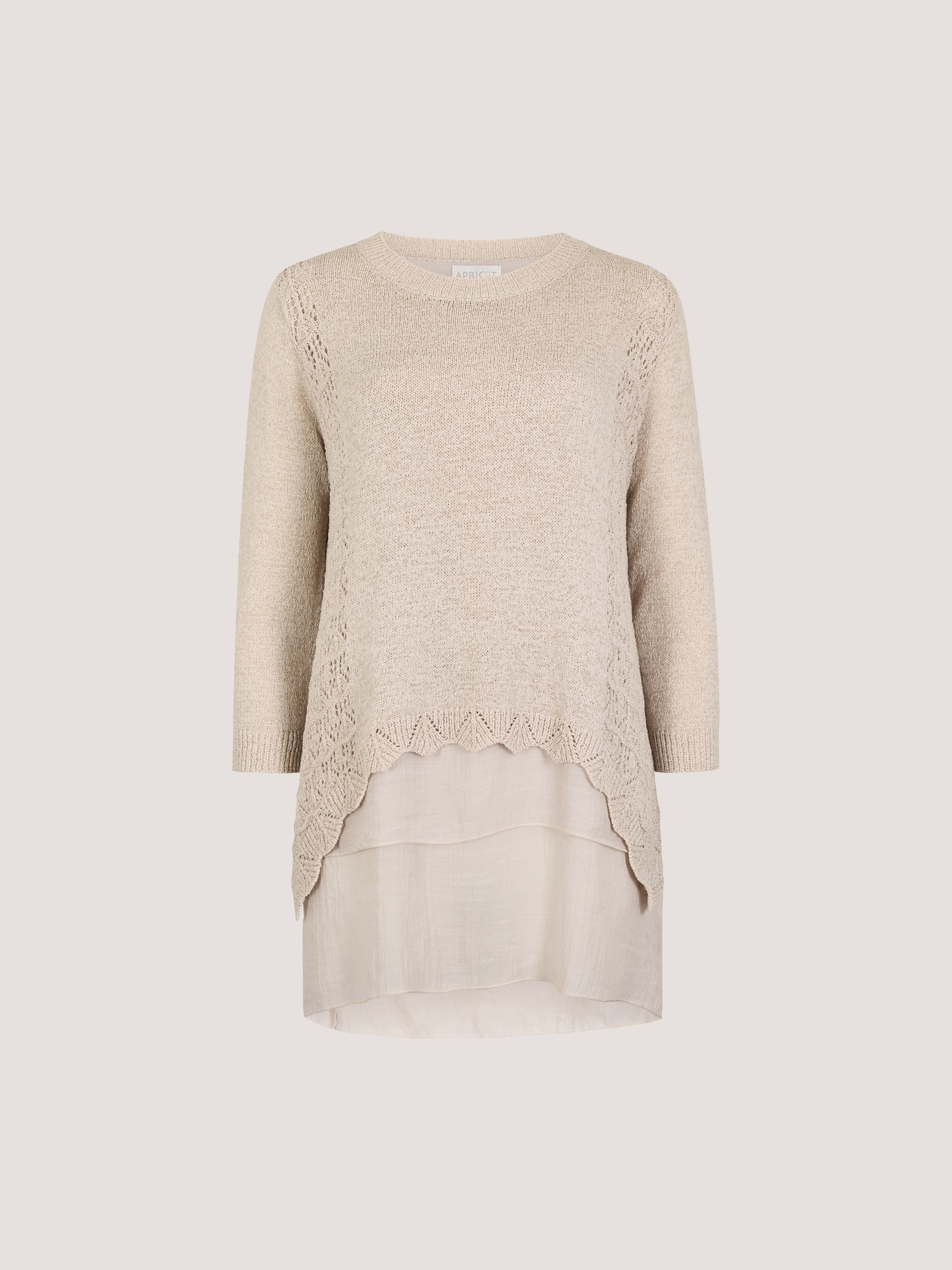 Apricot Longbluse »Bluse« mit strukturierter Oberfläche