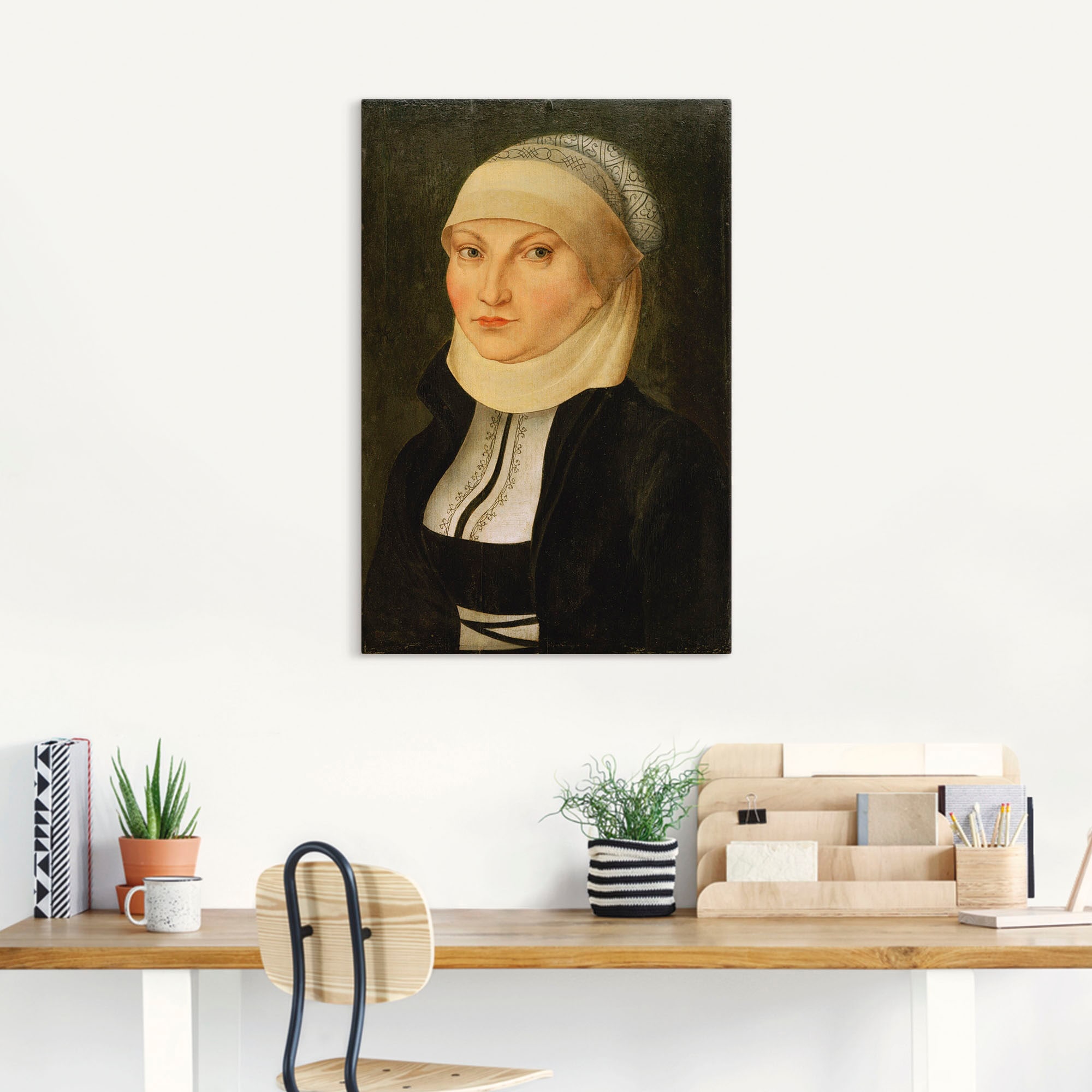 Portrait, in Wandaufkleber »Katharina Leinwandbild, bei Größen von Alubild, als Artland Poster OTTO versch. St.), Bora«, oder (1 Wandbild