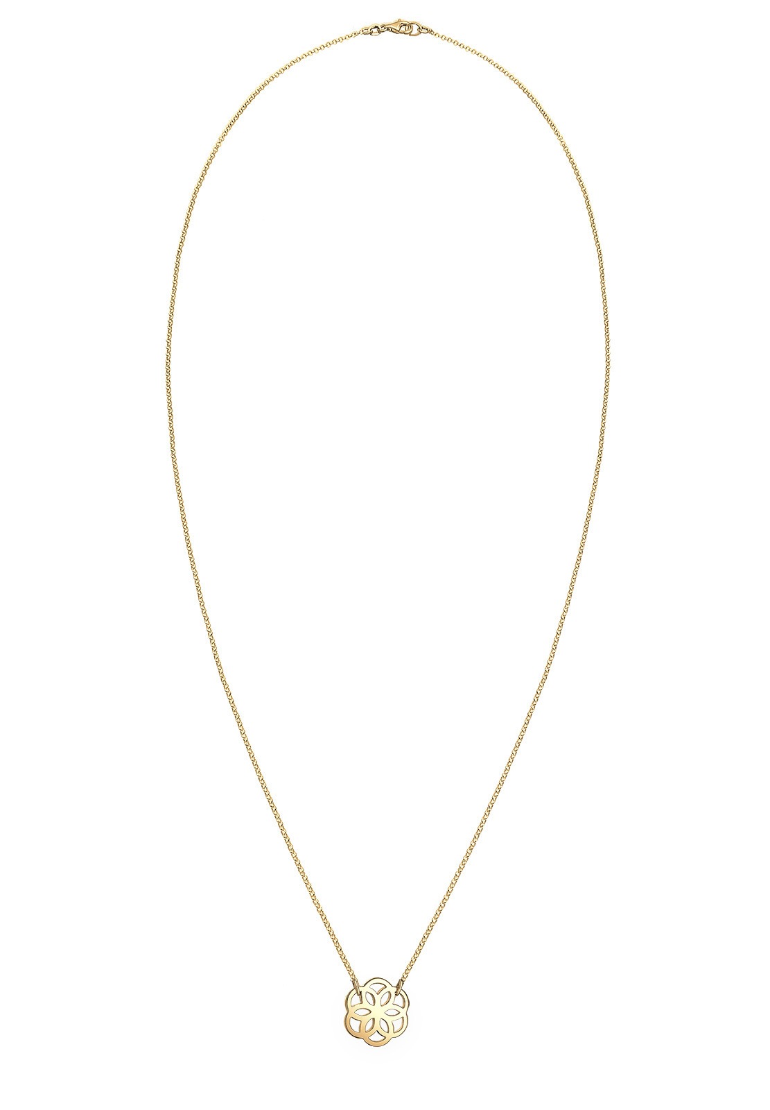 Elli Kette mit Anhänger »Halskette Blume Floral Blüte 925 Silber«