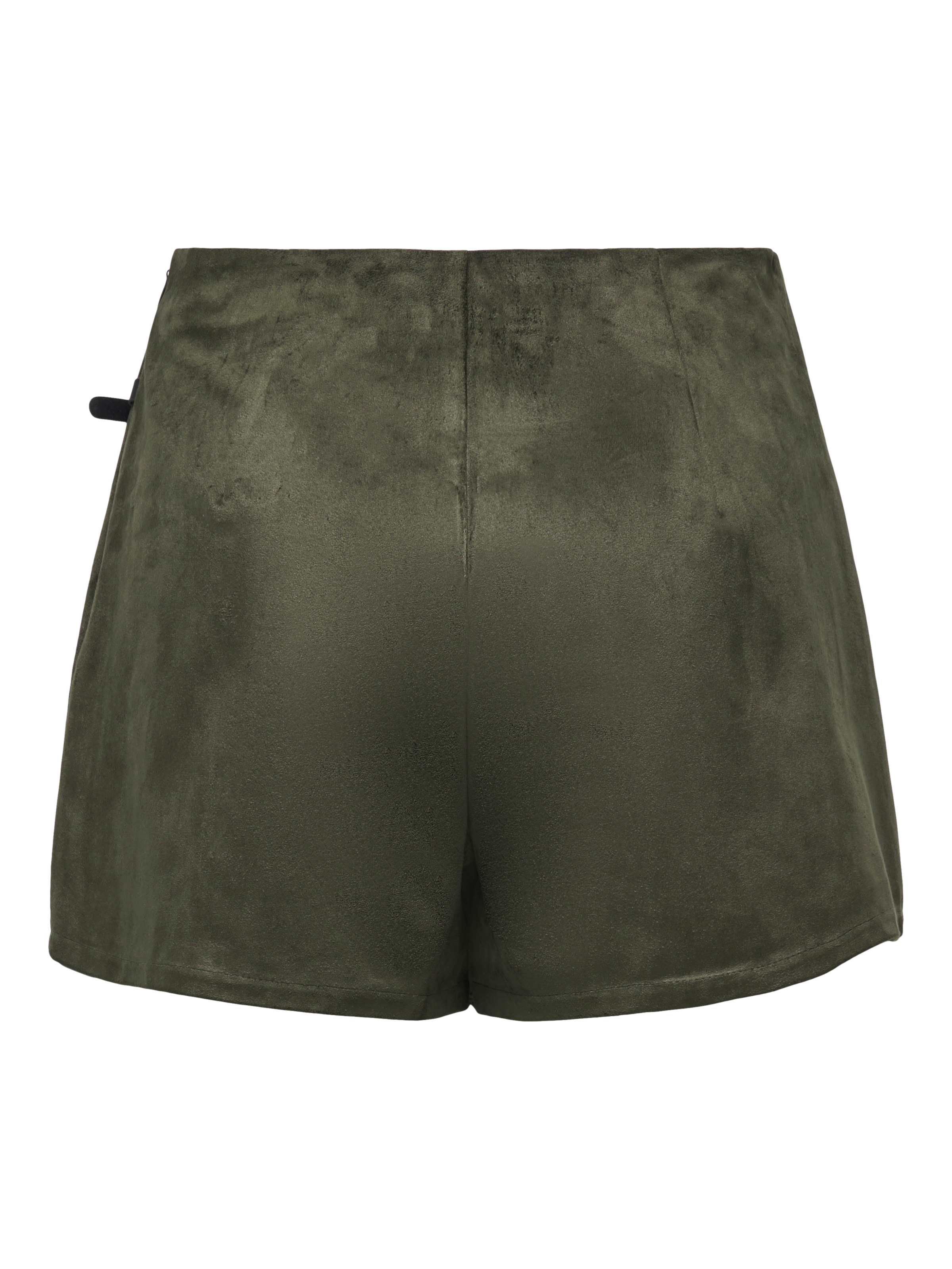 ONLY Hosenrock »ONLTAVIA HW FAUX SUEDE SKORT PNT« Materialmix, Wildlederimitat