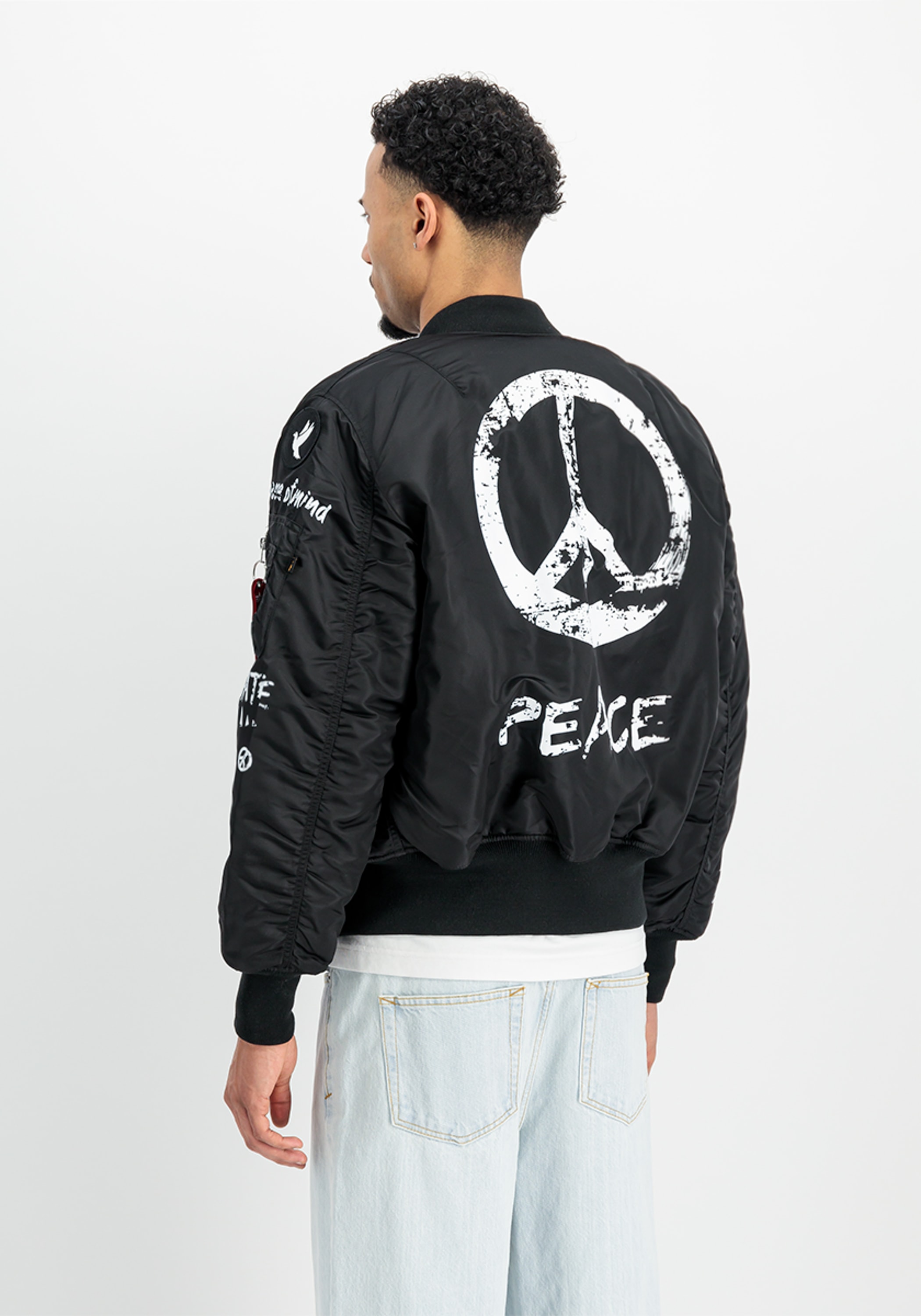 Alpha Industries Bomberjacke »Alpha Industries Men - Bomber Jackets MA-1 Peace«