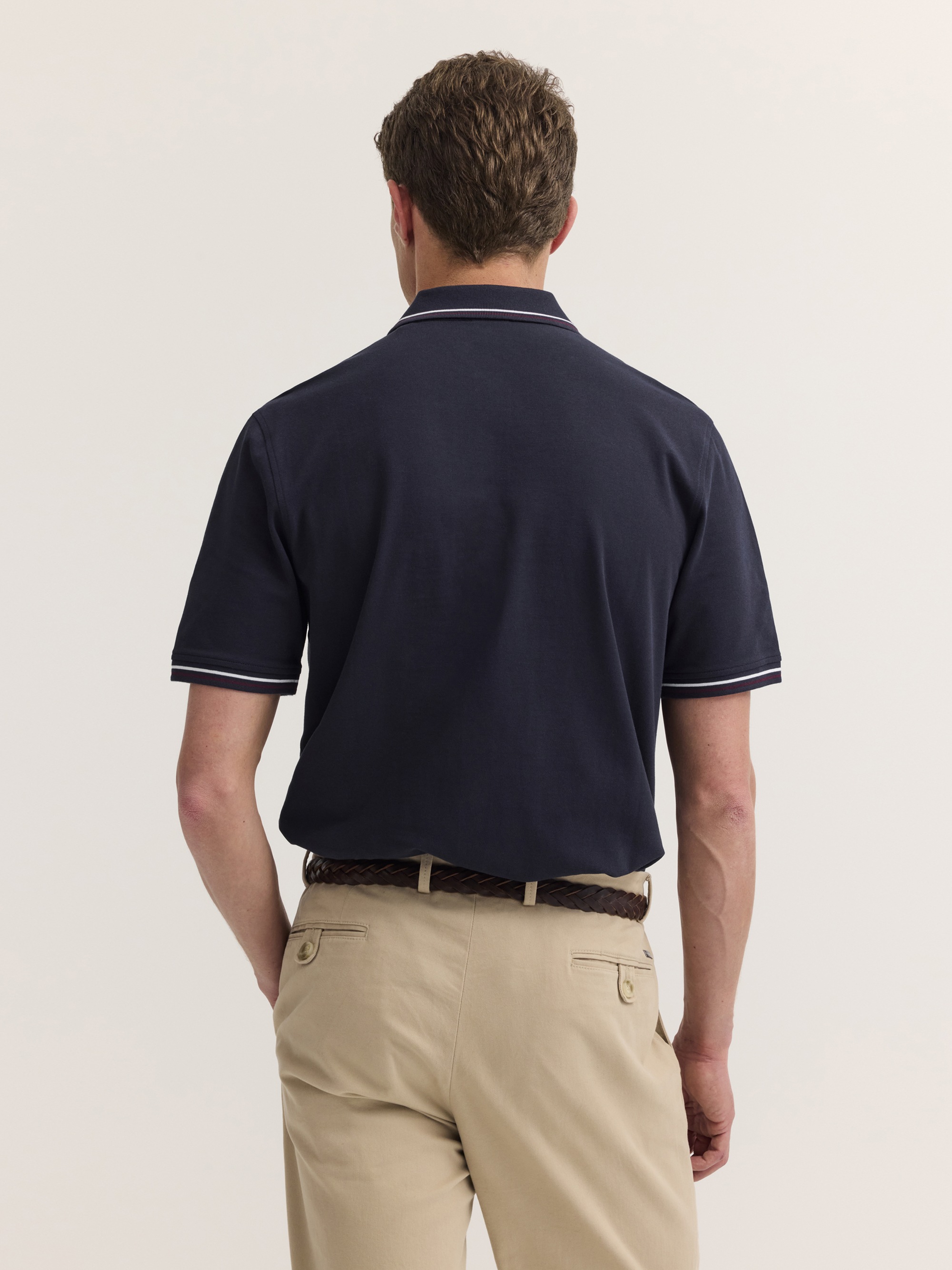 bugatti Poloshirt »Modern Fit« Modern Fit Baumwoll-Piqué Kurzarm Polokragen