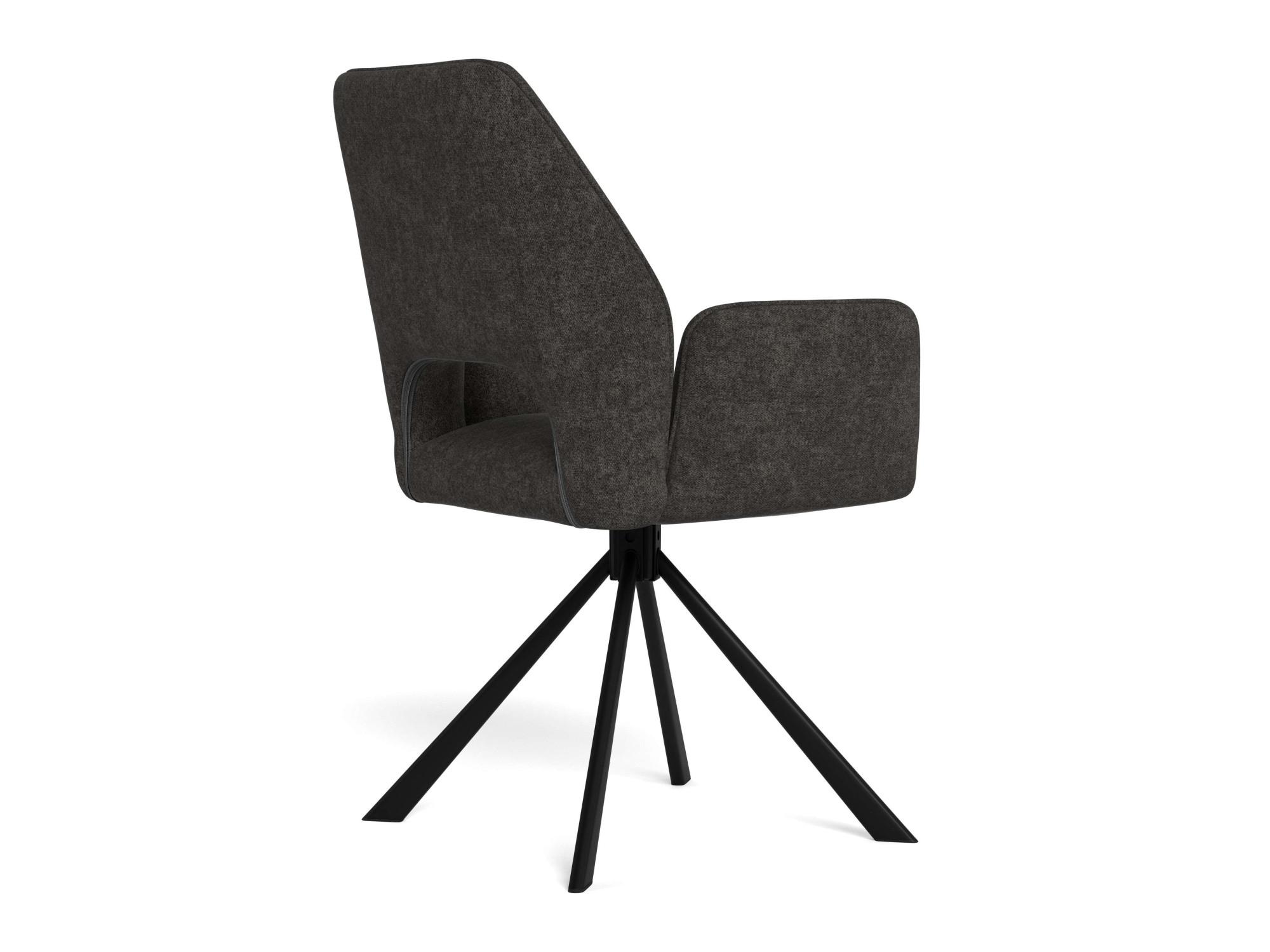 ACTONA GROUP Esszimmerstuhl »Graham, Polsterstuhl, Stuhl mit Polsterung« (Set) 2 Stk.Stoff, dekorativer Cut-Out, Drehfunktion, 4-Stern-Gestell, FSC™