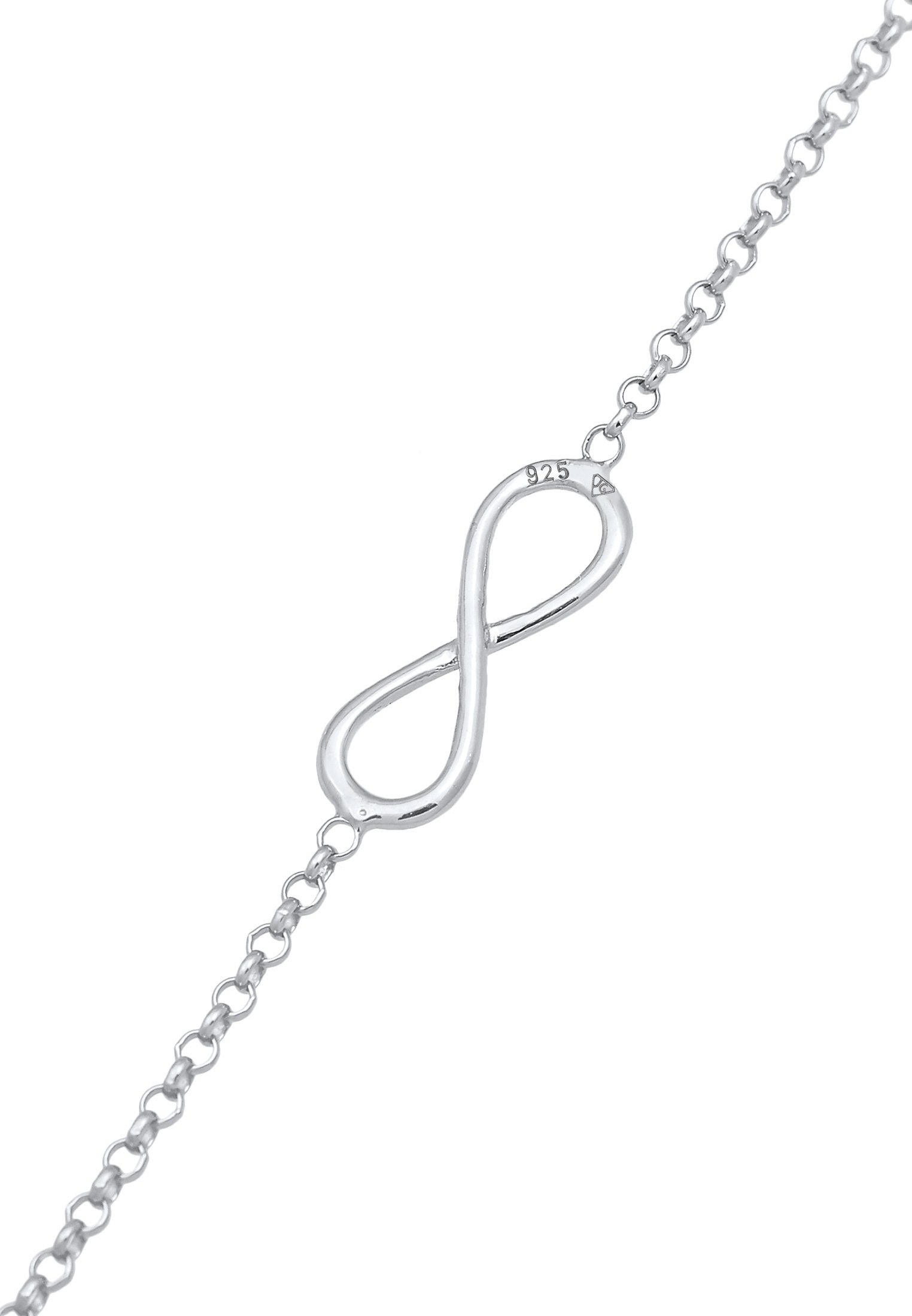 Elli Kette mit Anhänger »Halskette Infinty Trend Halskette 925 Silber«
