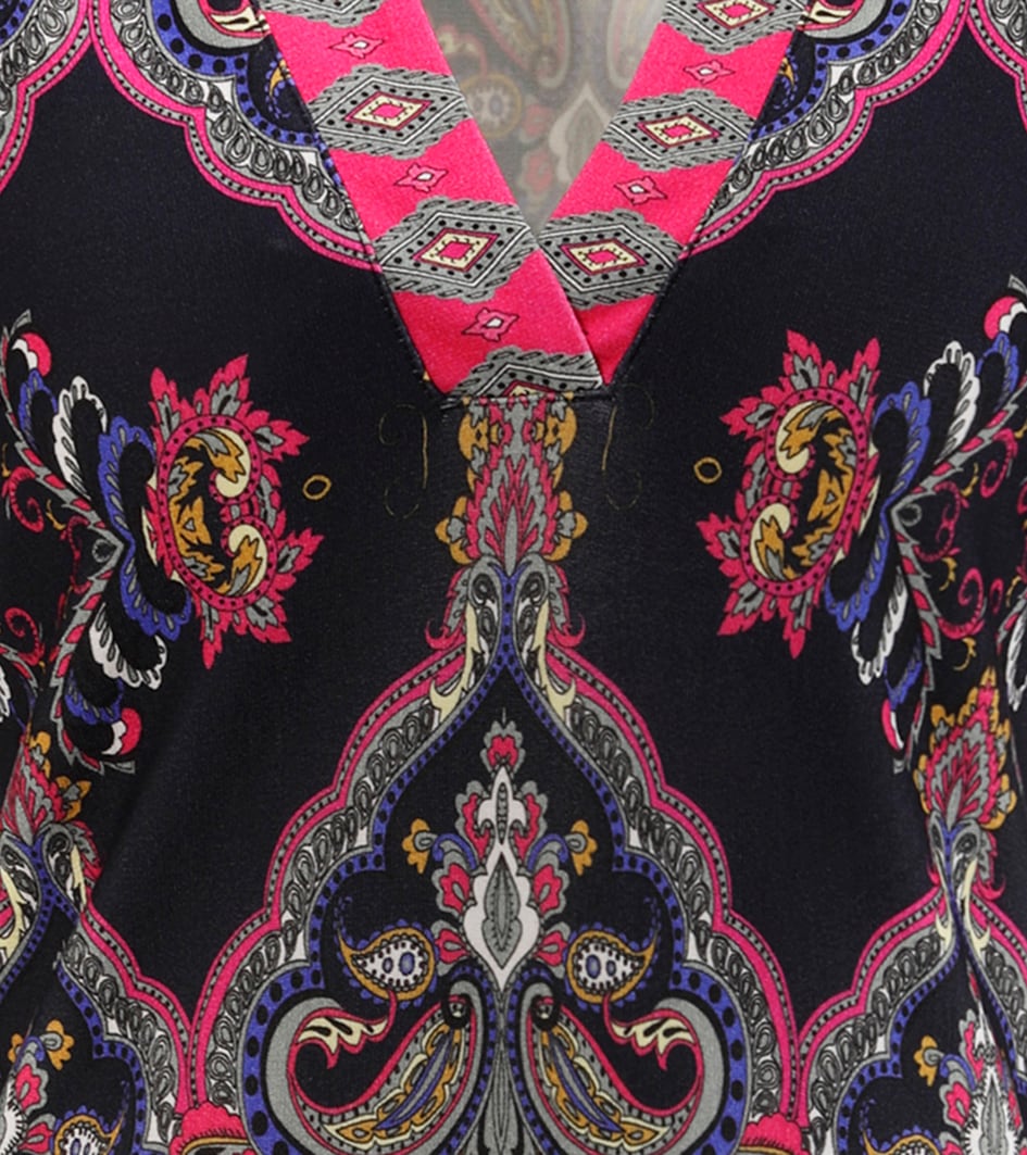 Aniston SELECTED Jerseykleid, mit Ornamenten- und Rankendruck Allover - NEUE KOLLEKTION
