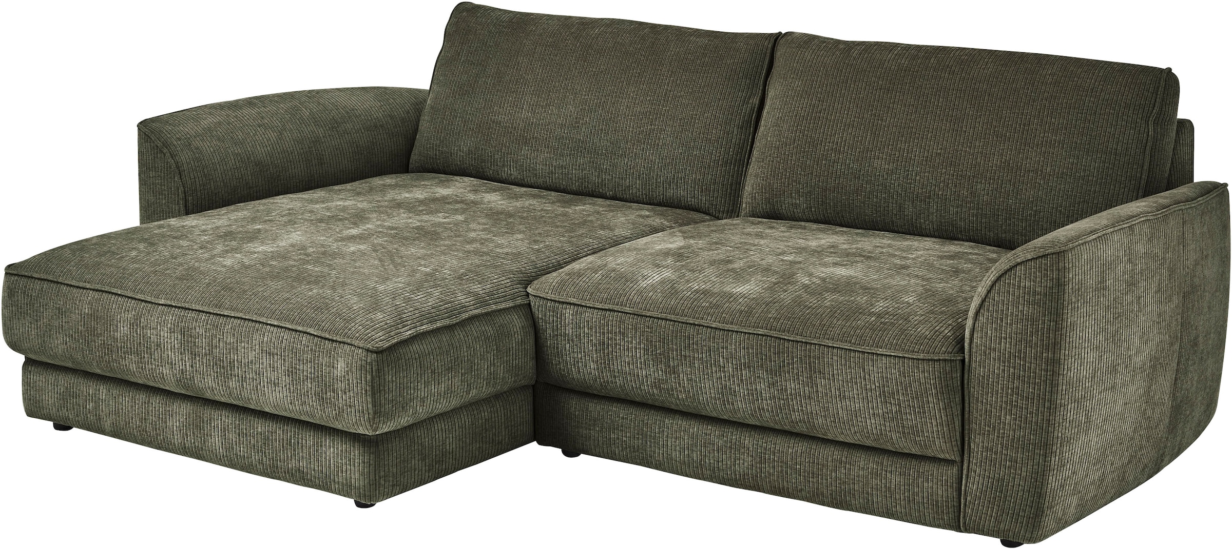 Die PlanBar Ecksofa »ZE-EM24138 L-Form, 264 cm breit, Softsitz-Couch Polsterecke« Kaltschaumpolsterung, optional mit Sitztiefenverstellung