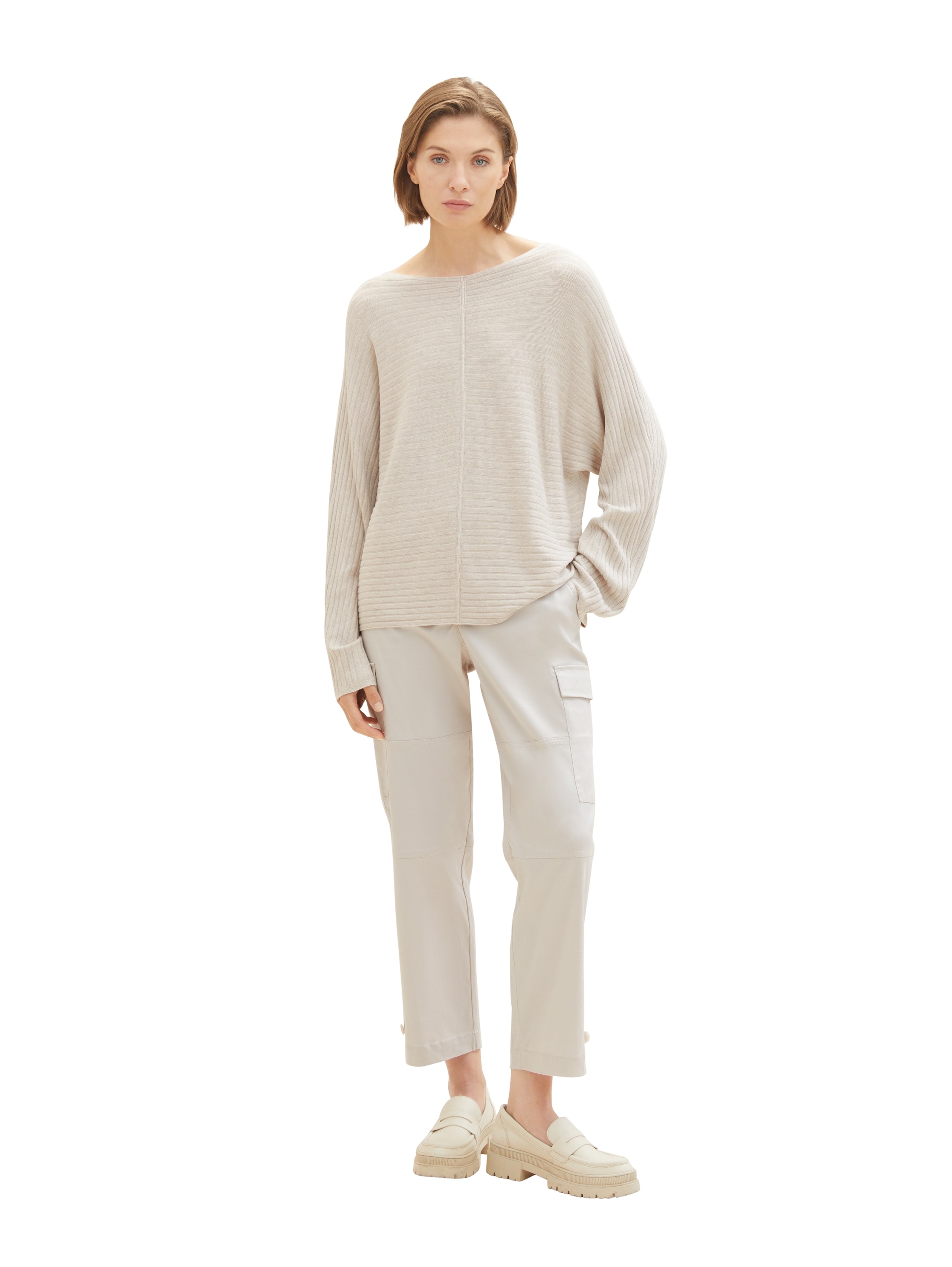 TOM TAILOR Strickpullover, mit Strukturierung