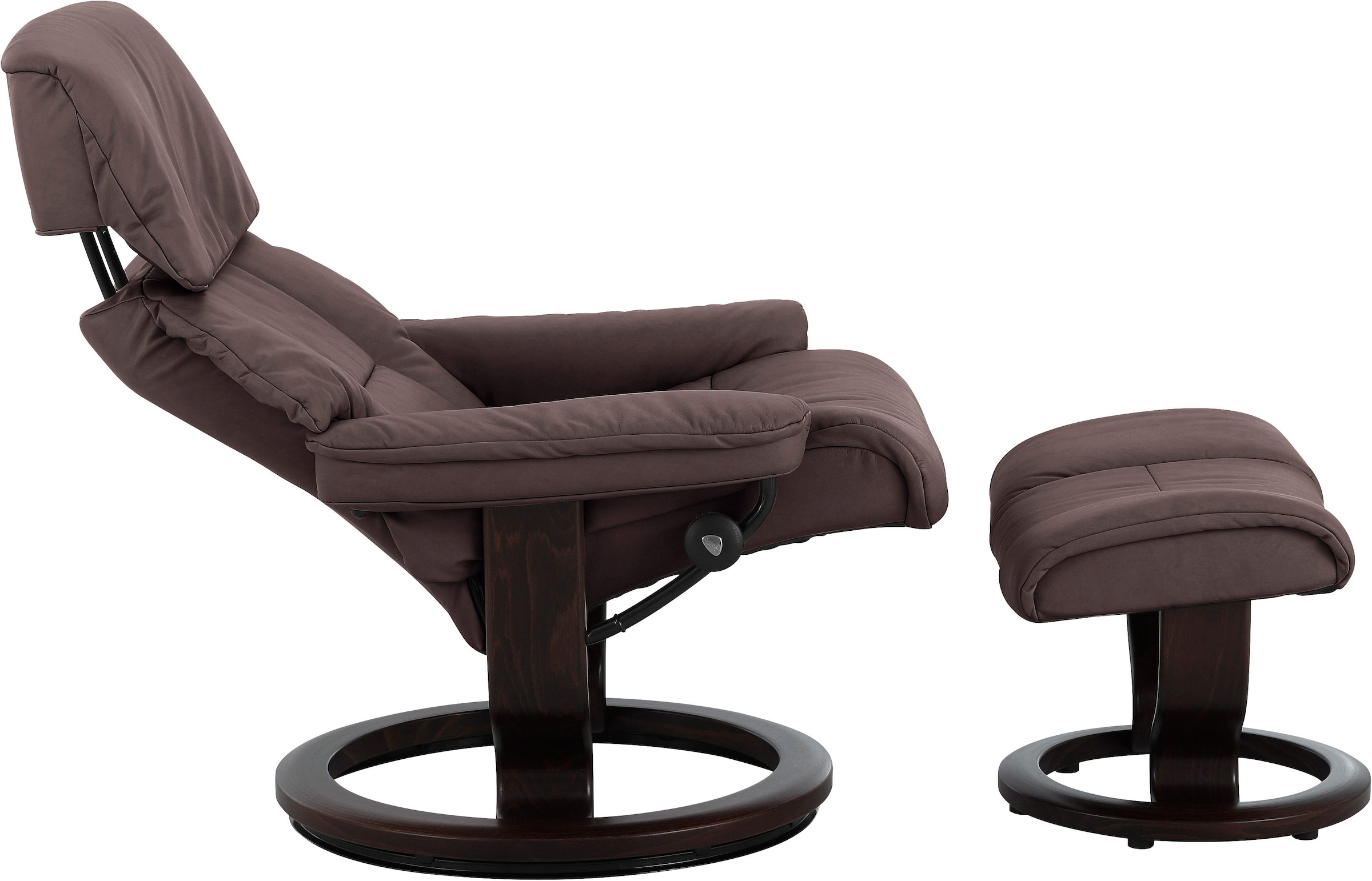 Online Stressless® Relaxsessel »Ruby«, OTTO Wenge, Shop (Set, Größe mit Relaxsessel Hocker), Base, Eiche, Braun Schwarz L, & Gestell mit Classic