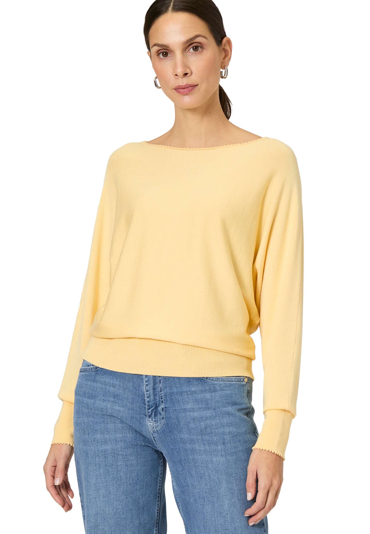 Zero Strickpullover »Strickpullover mit U-Boot Ausschnitt«