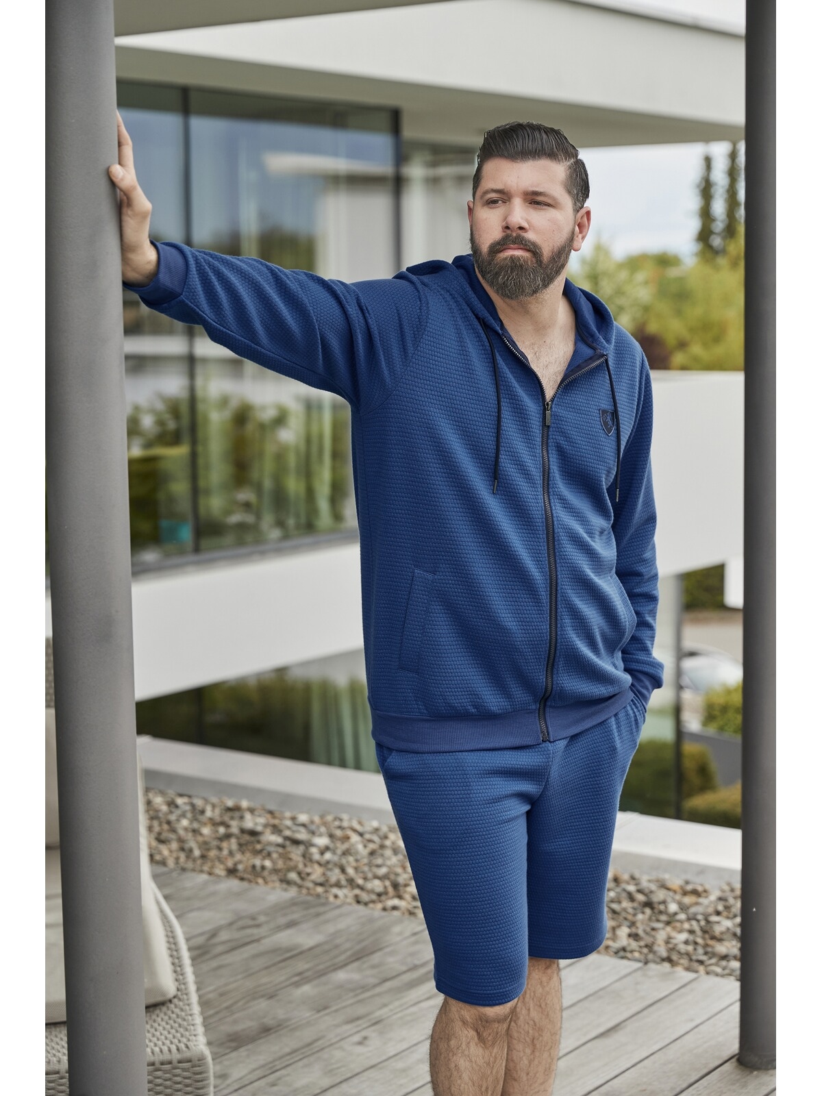 Charles Colby Kapuzensweatjacke »Sweatjacke DUKE TREY«