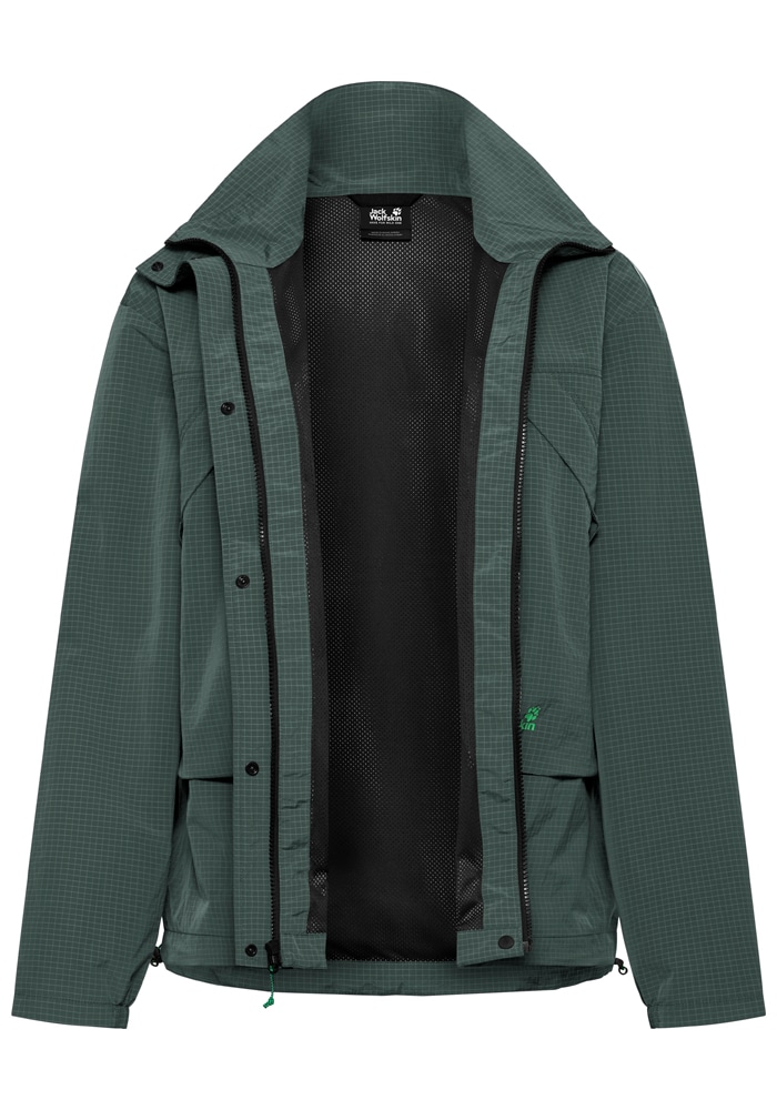 Jack Wolfskin Funktionsjacke »FIND THE WILD JKT W« winddicht, atmungsaktiv, Übergangsjacke, hoher Stehkragen