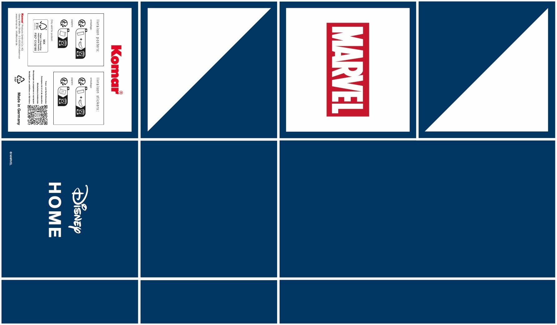 Komar Wandbild »Marvel Spider-Man Pondering«, Disney, (Set, 1 St.), 30 x 40 cm (Breite x Höhe) - Kinderzimmer, Dekoration