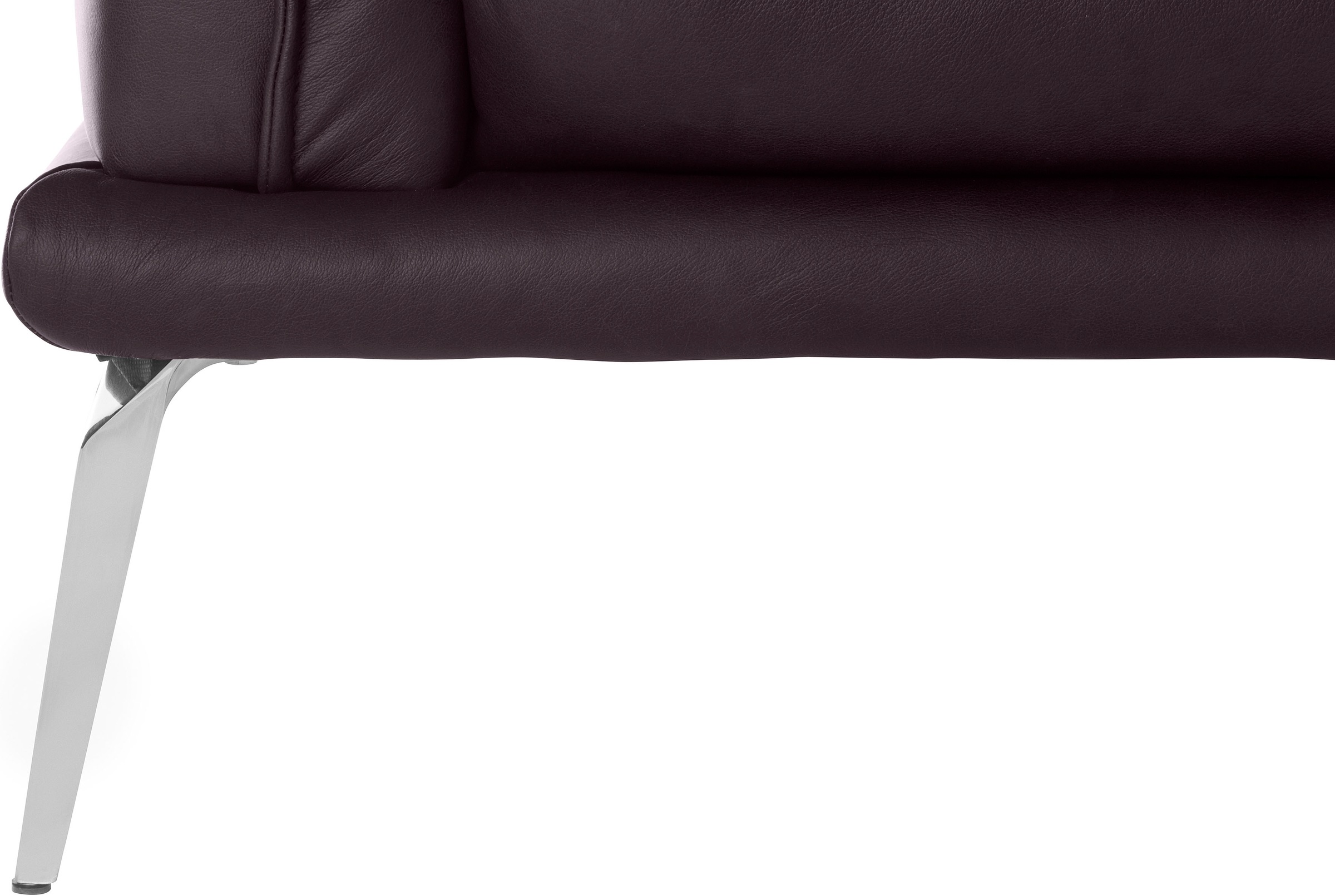 W.SCHILLIG 2,5-Sitzer »sherry«, Kopfstützenverstellung, Metallfüße in Chrom glänzend, Breite 214 cm