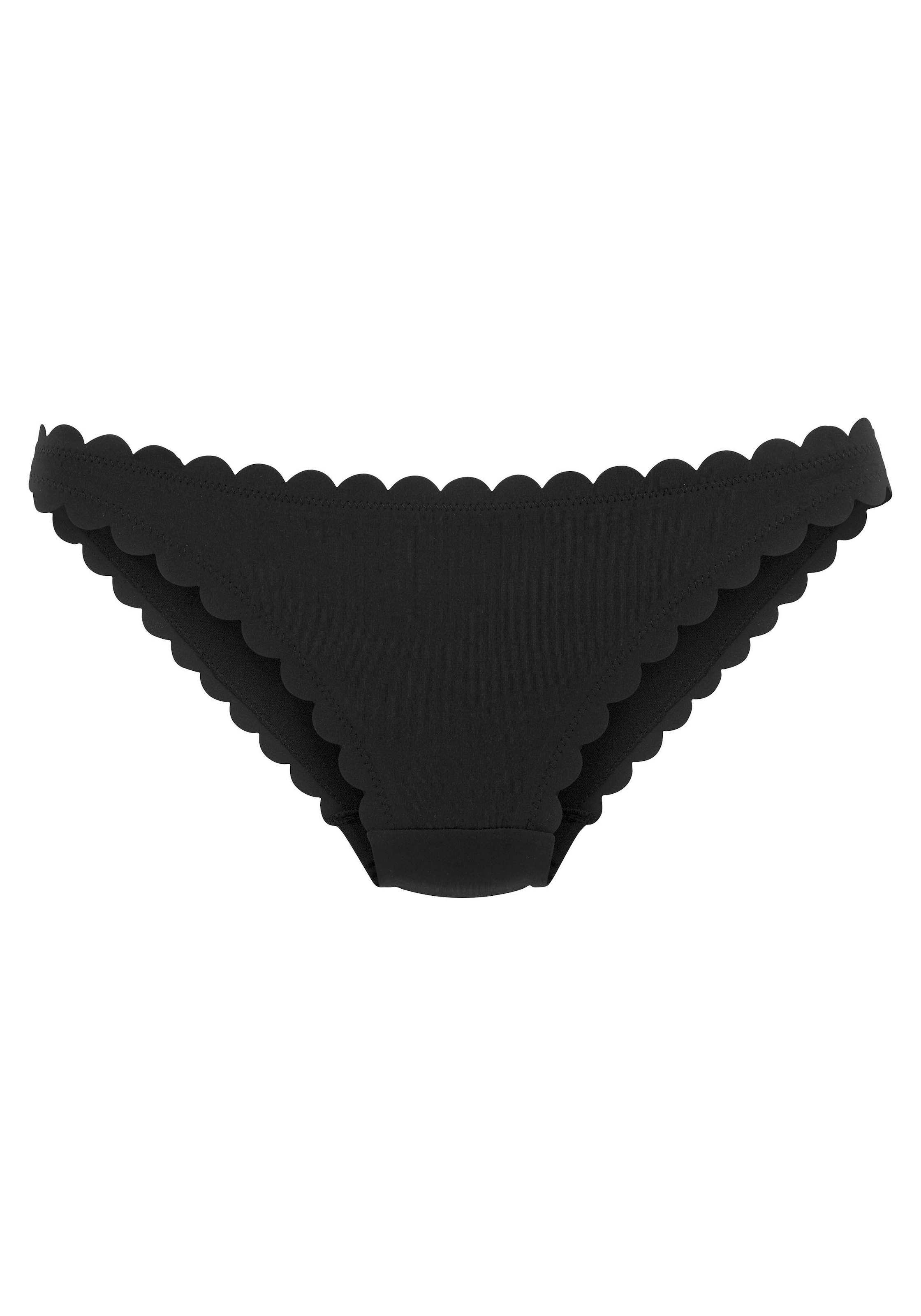 LASCANA Bikini-Hose »Scallop«, in knapper Brasilien-Form