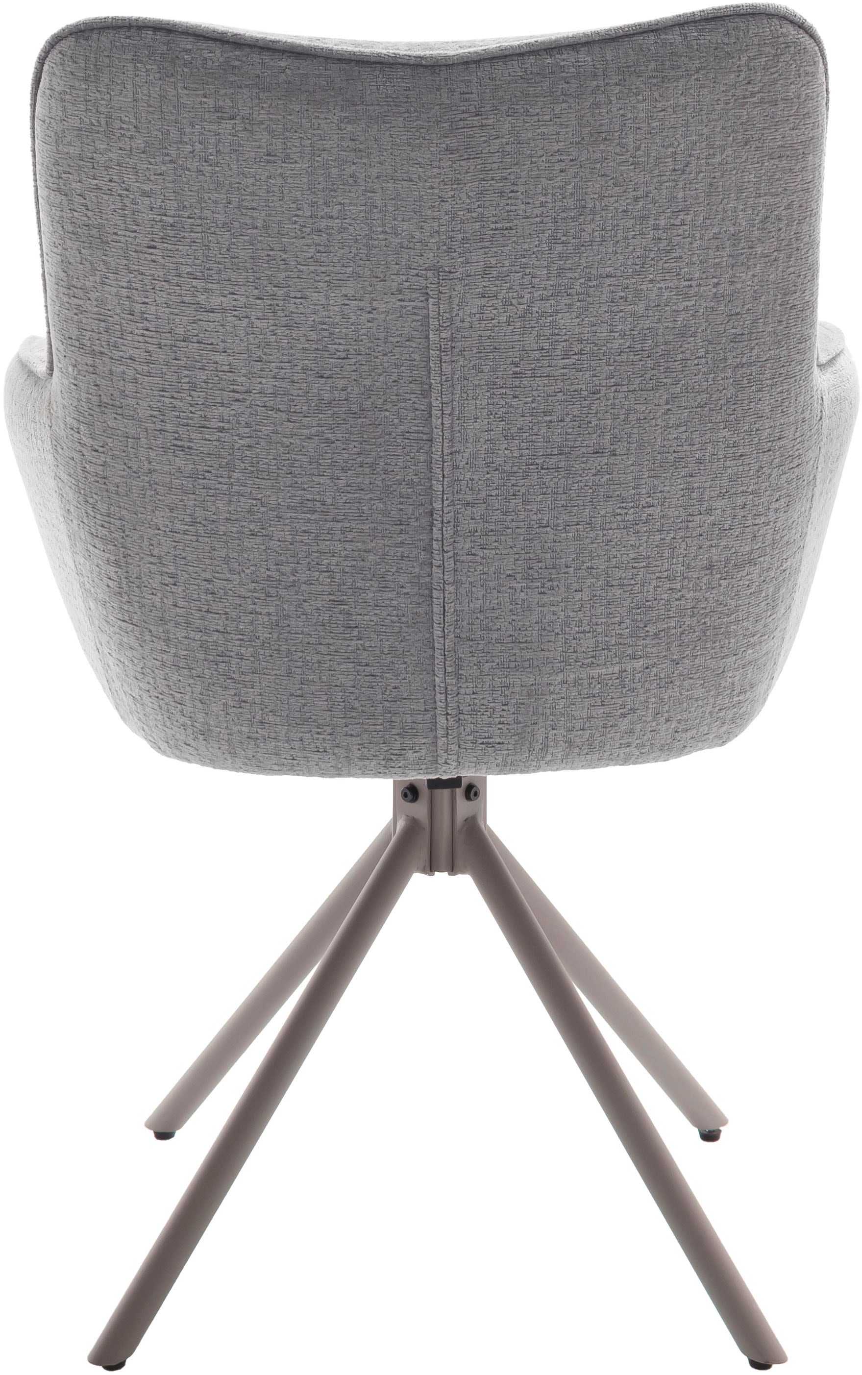 MCA furniture 4-Fußstuhl (Set) 2 Stk.180° drehbar, Taschenfederkern