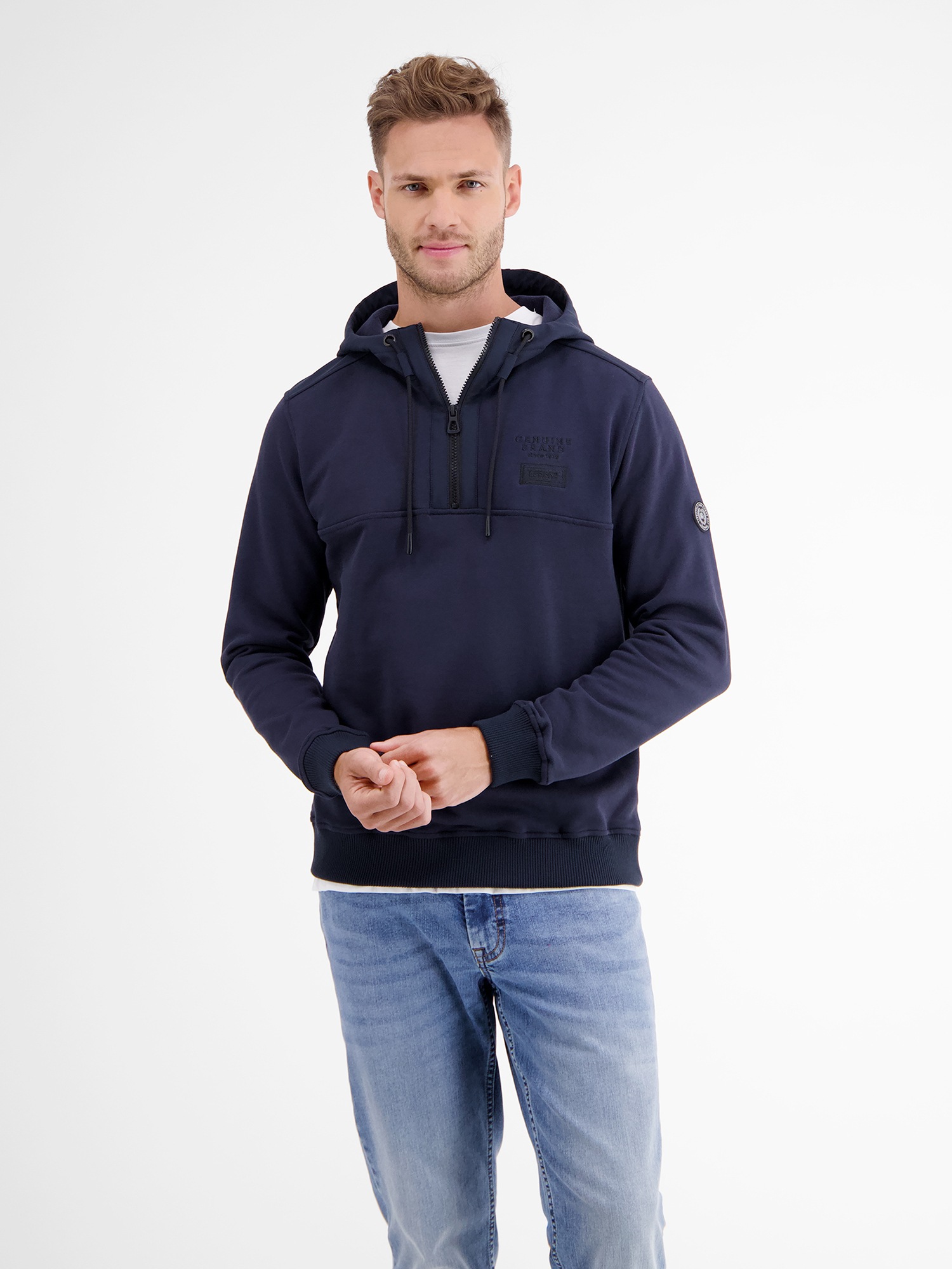 LERROS Sweatshirt »LERROS Troyer-Hoodie«