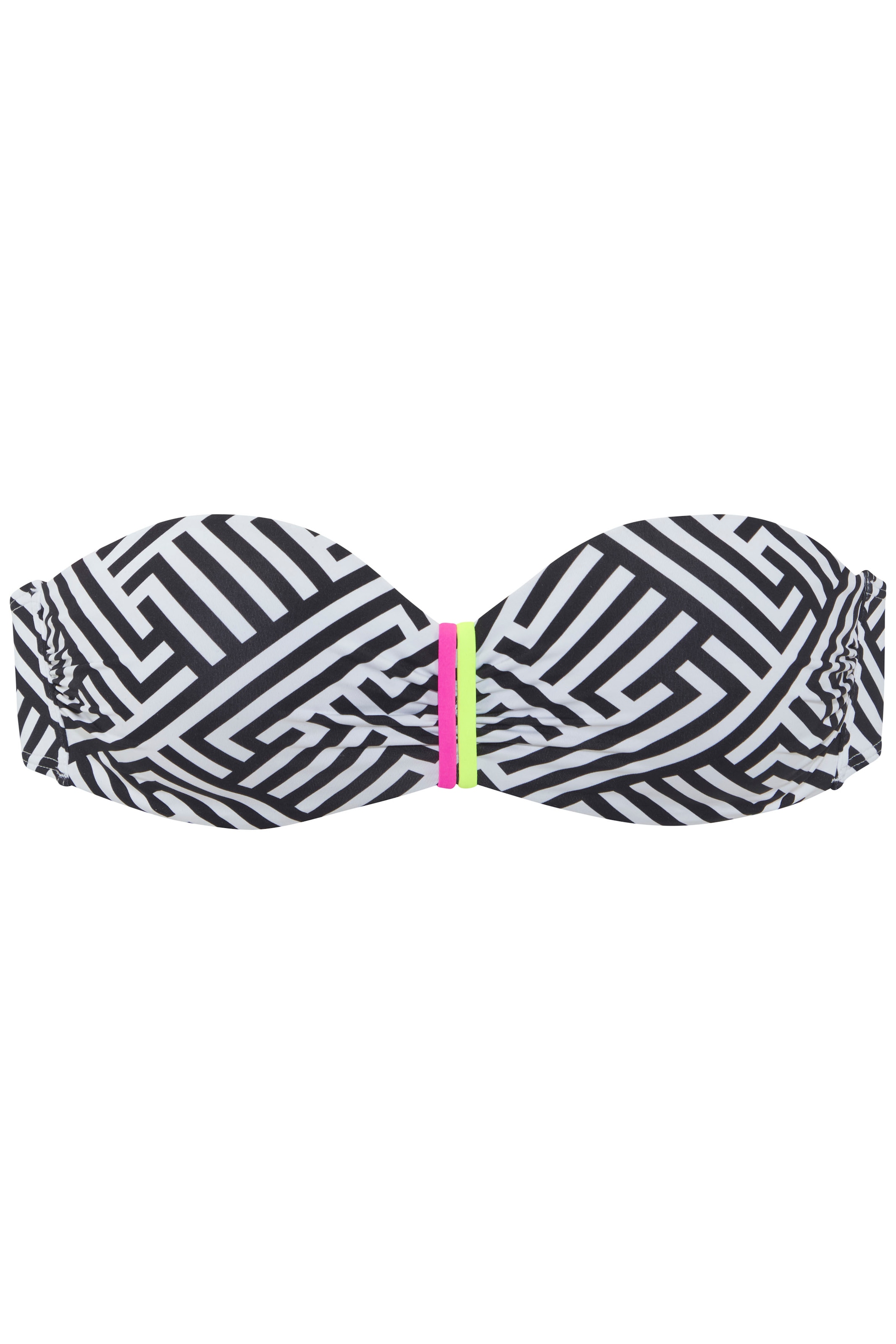 Buffalo Bügel-Bandeau-Bikini-Top »Gioletta«, Mit kontrastfarbigen Details