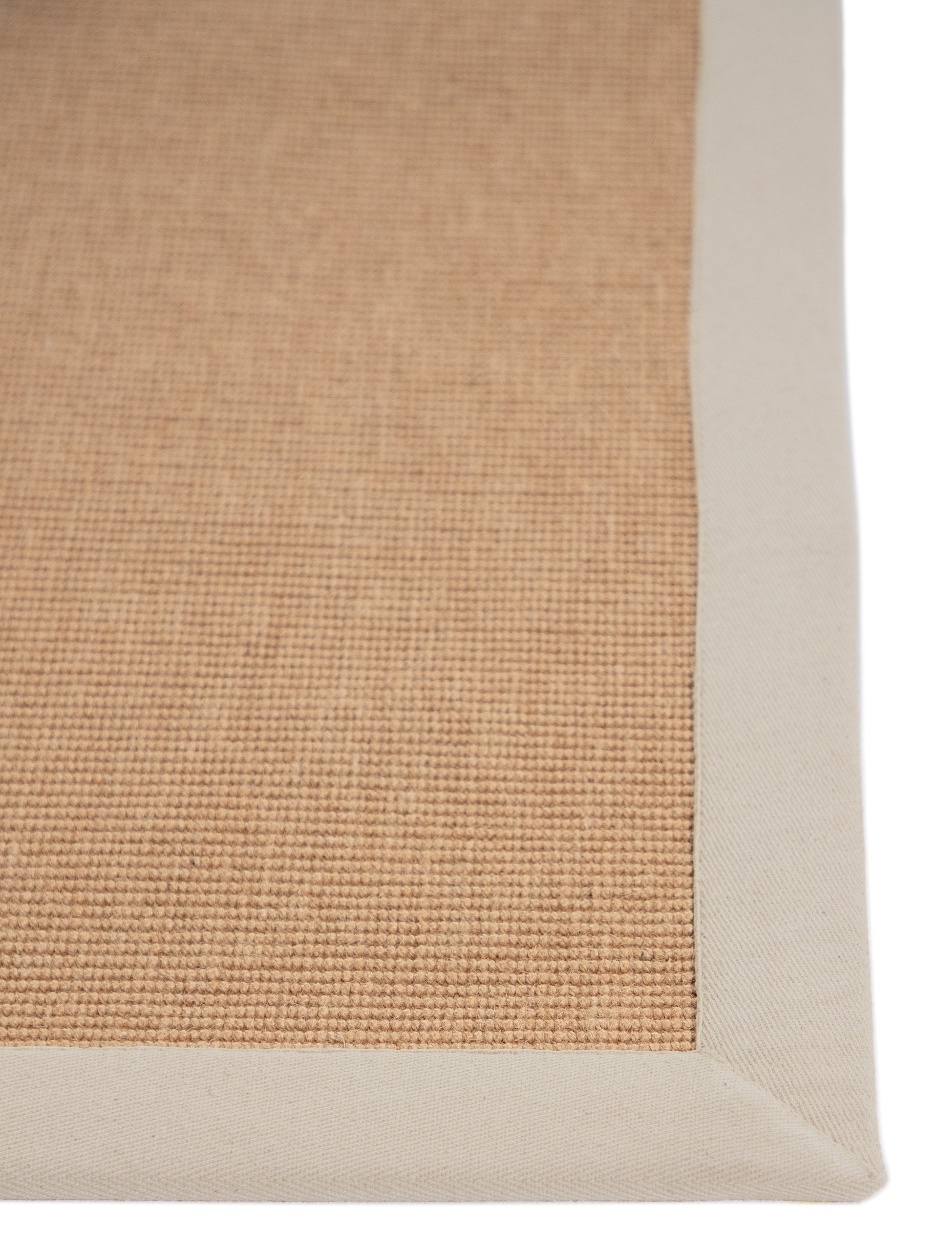 carpetfine Sisalteppich »Sisal,  auch als Läufer erhältlich«, rechteckig, 5 mm Höhe, mit farbiger Bordüre, Anti Rutsch Rückseite, viele Größen, Wohnzimmer